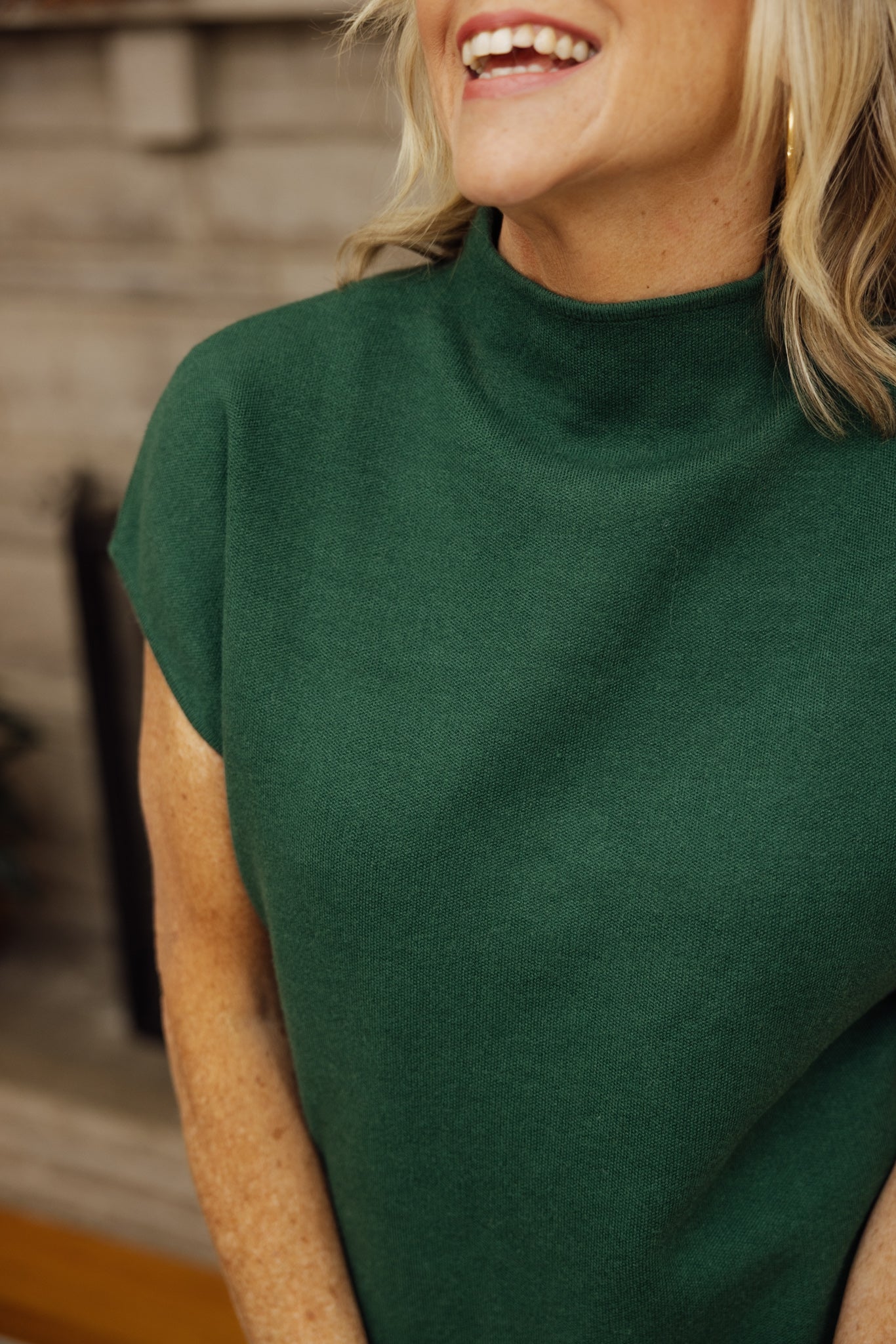 Mock Neck Knit Dress