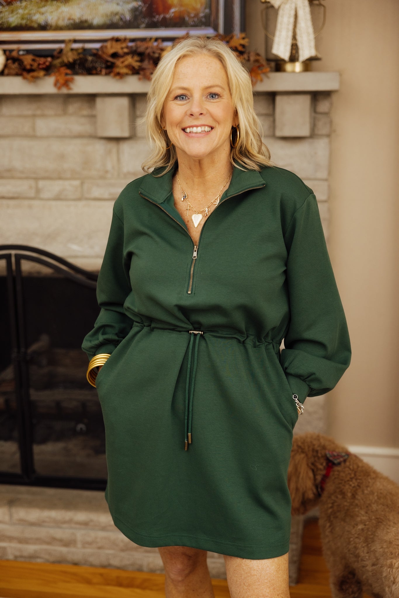 Zip Casual Dress