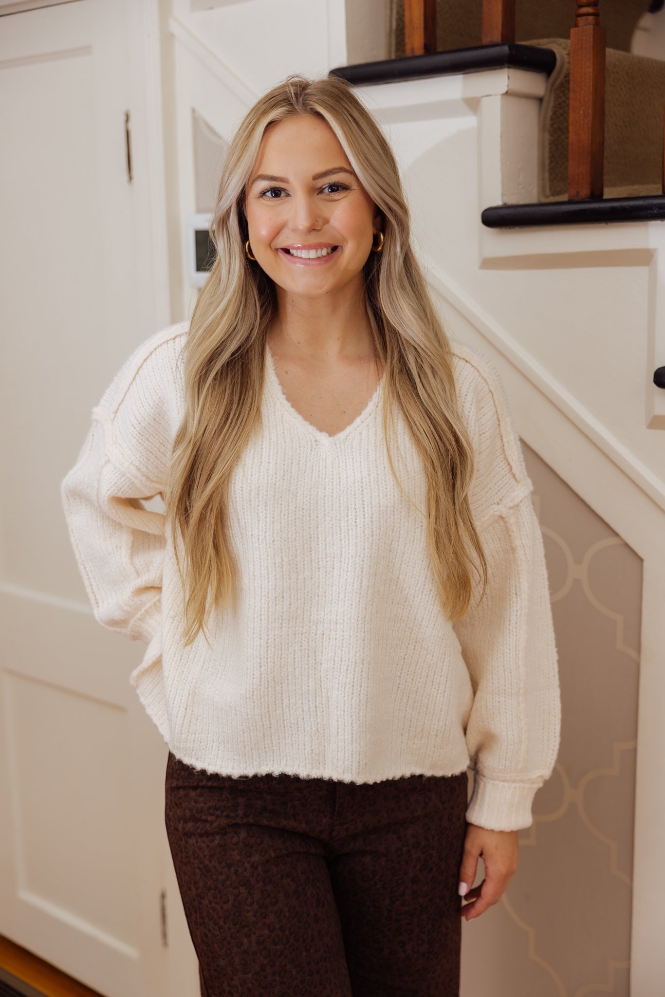 Ivory Seam Sweater