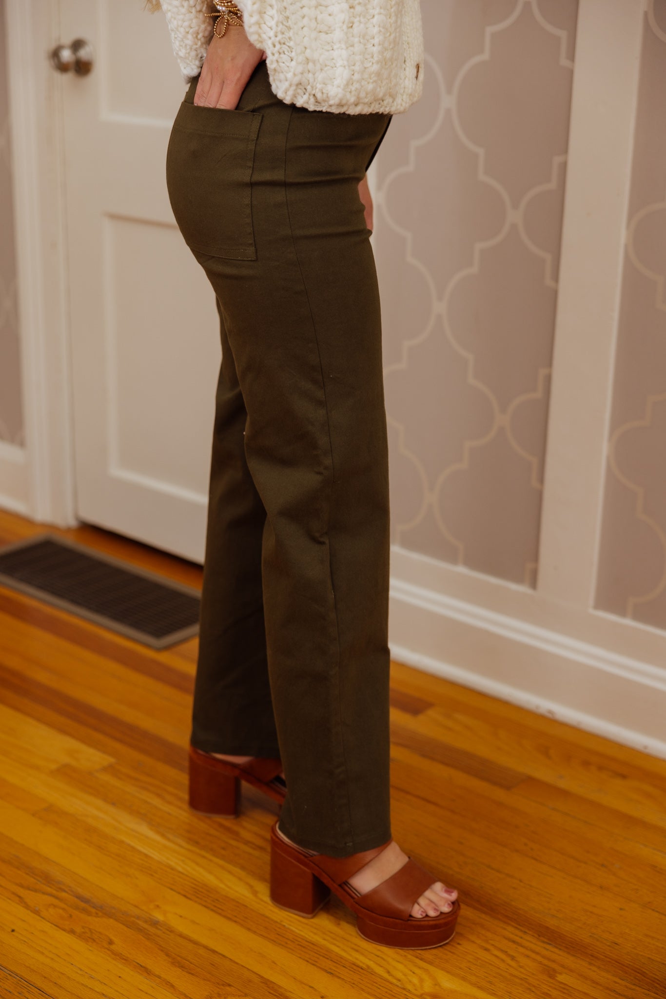 Wide Leg Denim Pant