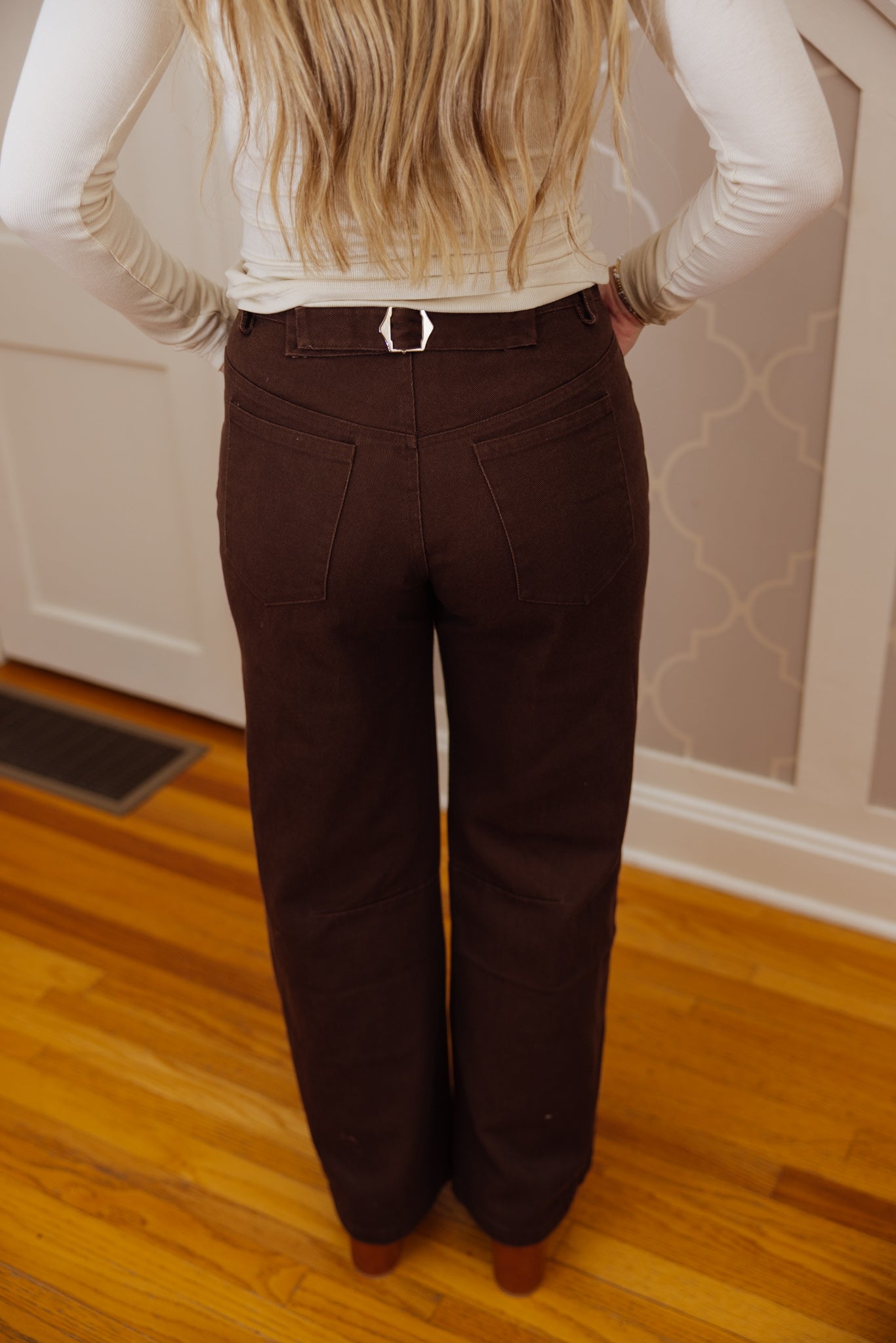 Brown Twill Pants