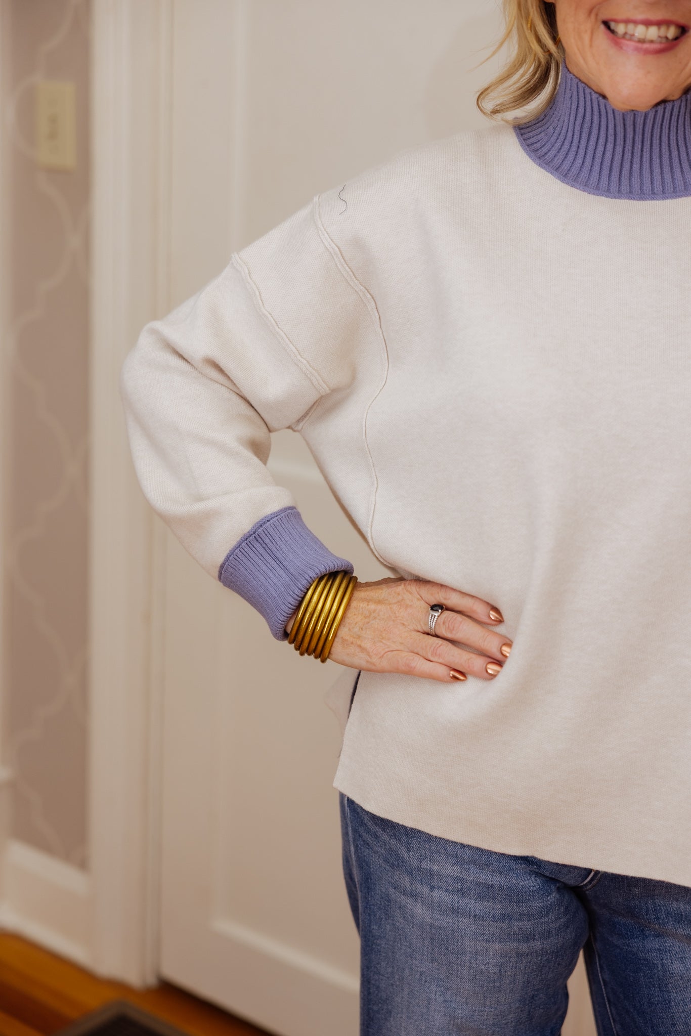 Ribbed Turtleneck Sweater