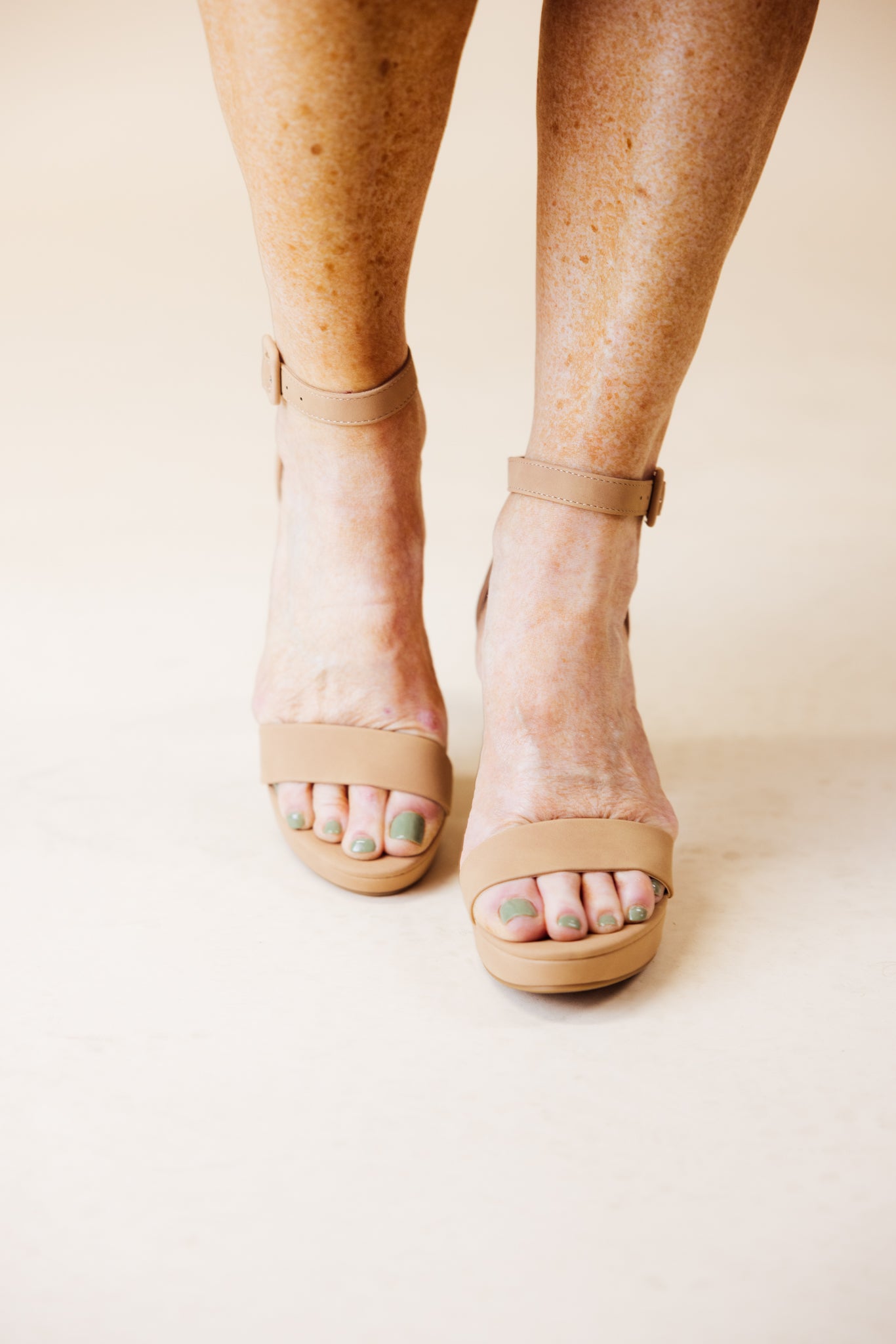 Nude Basic Block Heel