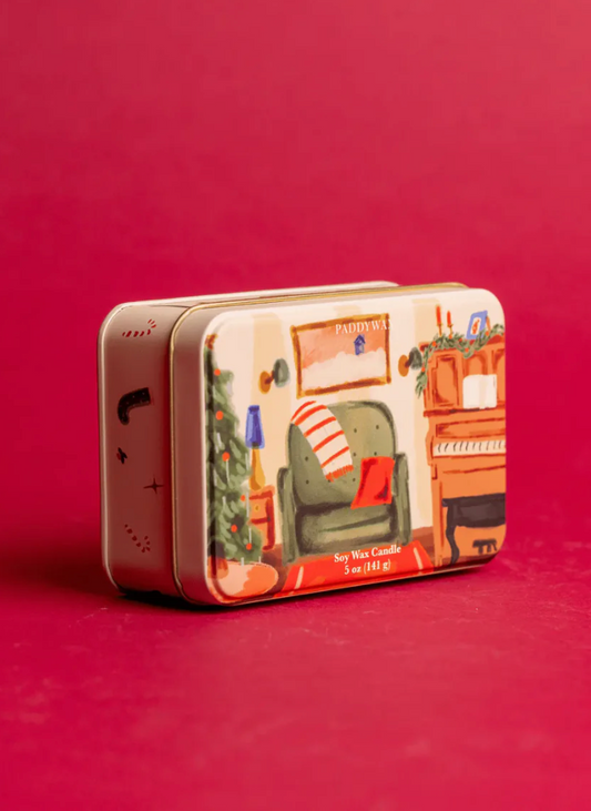 Holiday Living Room 5oz Candle Tin