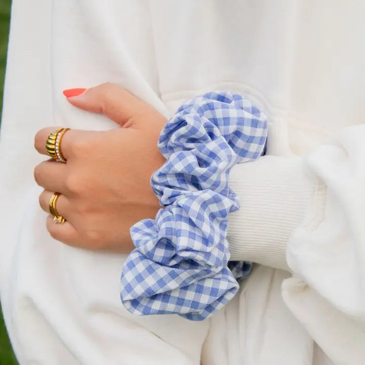Picnic Gingham Jumbo Scrunchie
