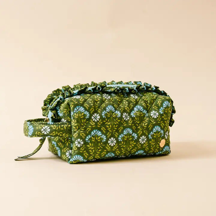 Everbloom Forest Green Cosmetic Pouch