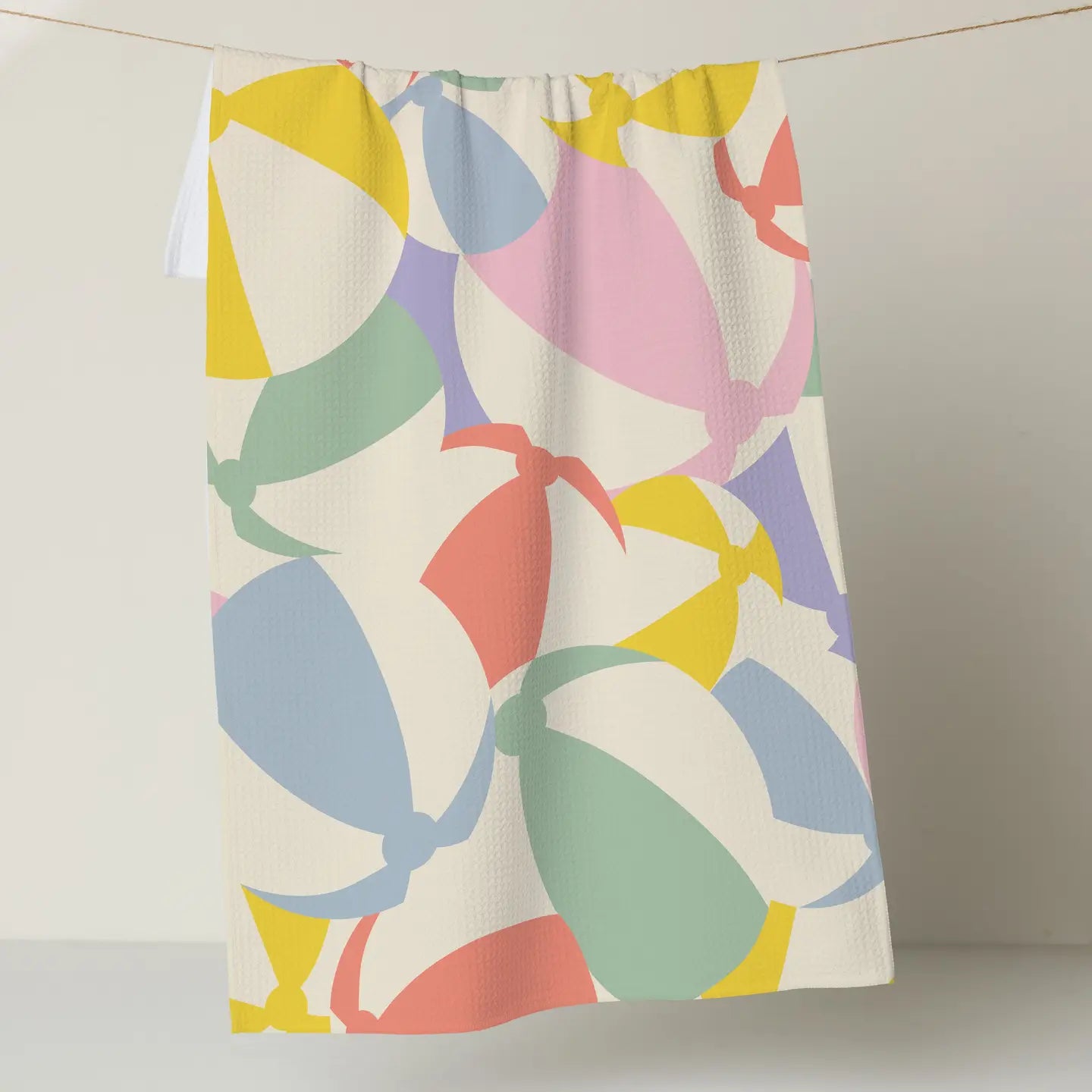 Beach Ball Tea Towel