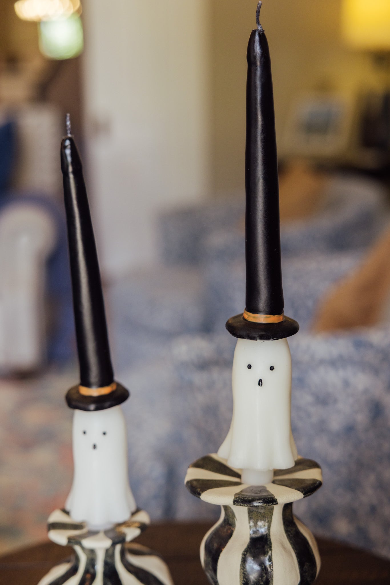 Witchy Ghost Taper Candle Set