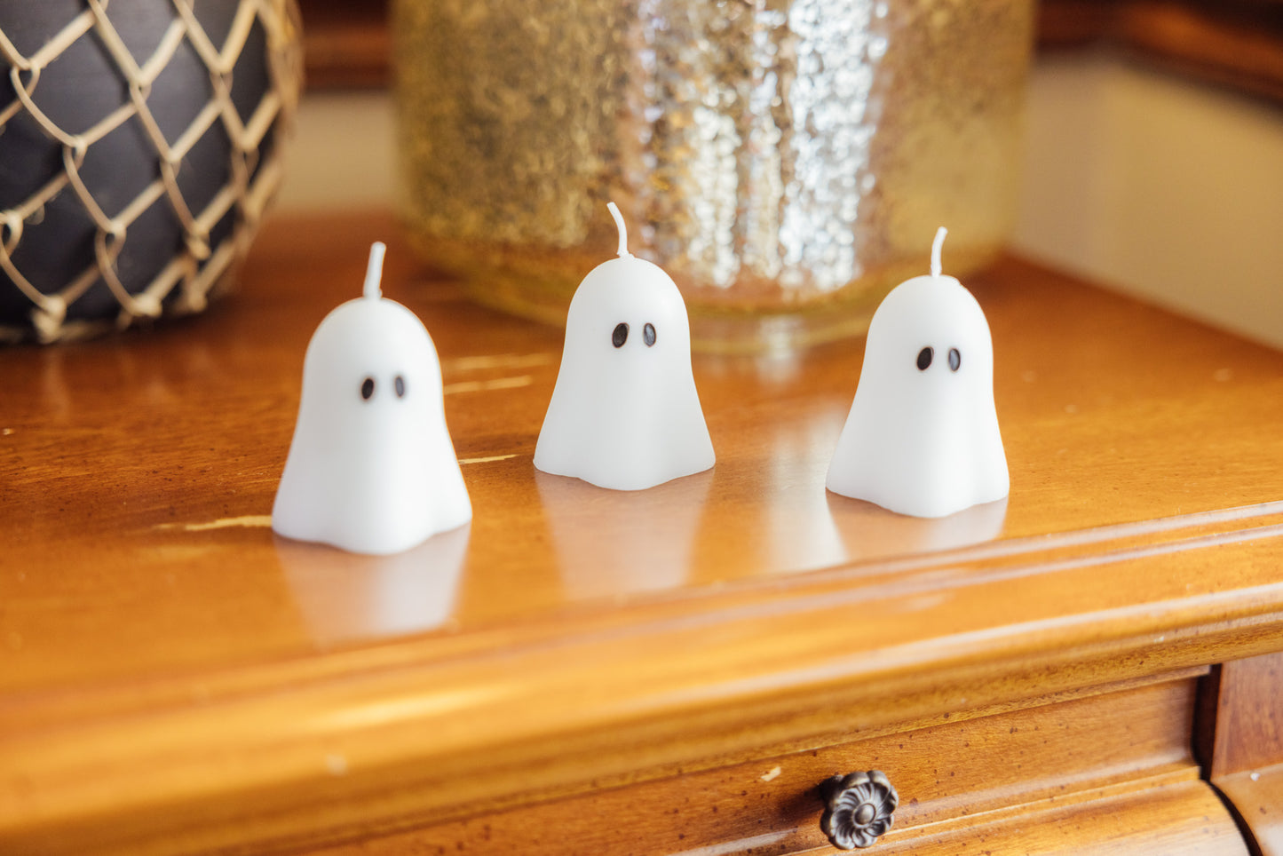 Ghost Tealight Candle Set