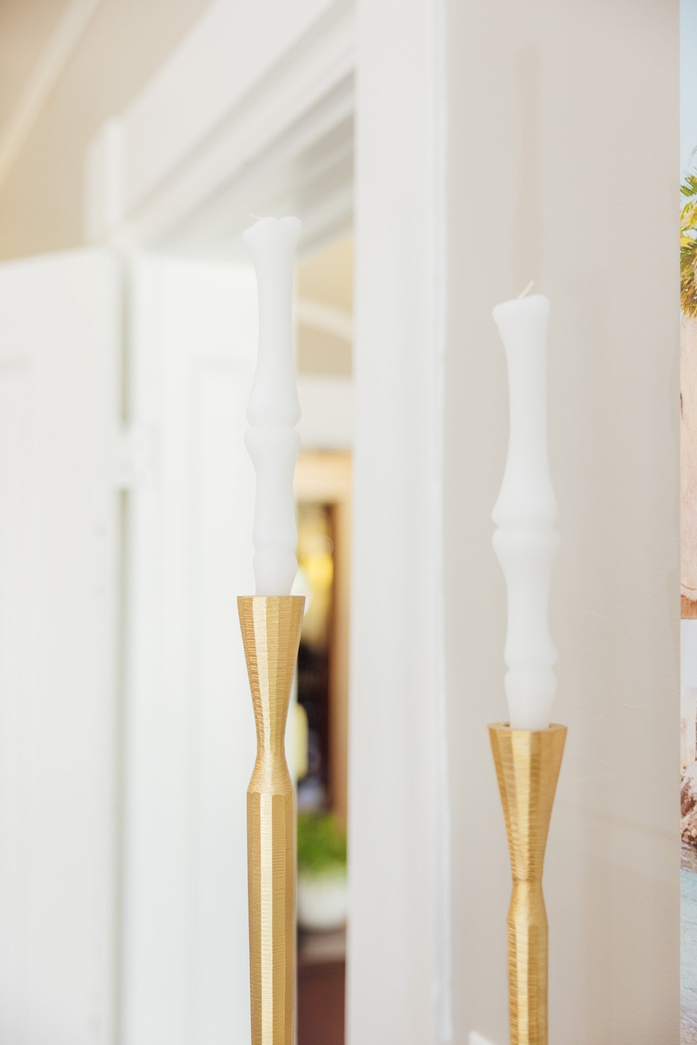 Bone Taper Candle Set
