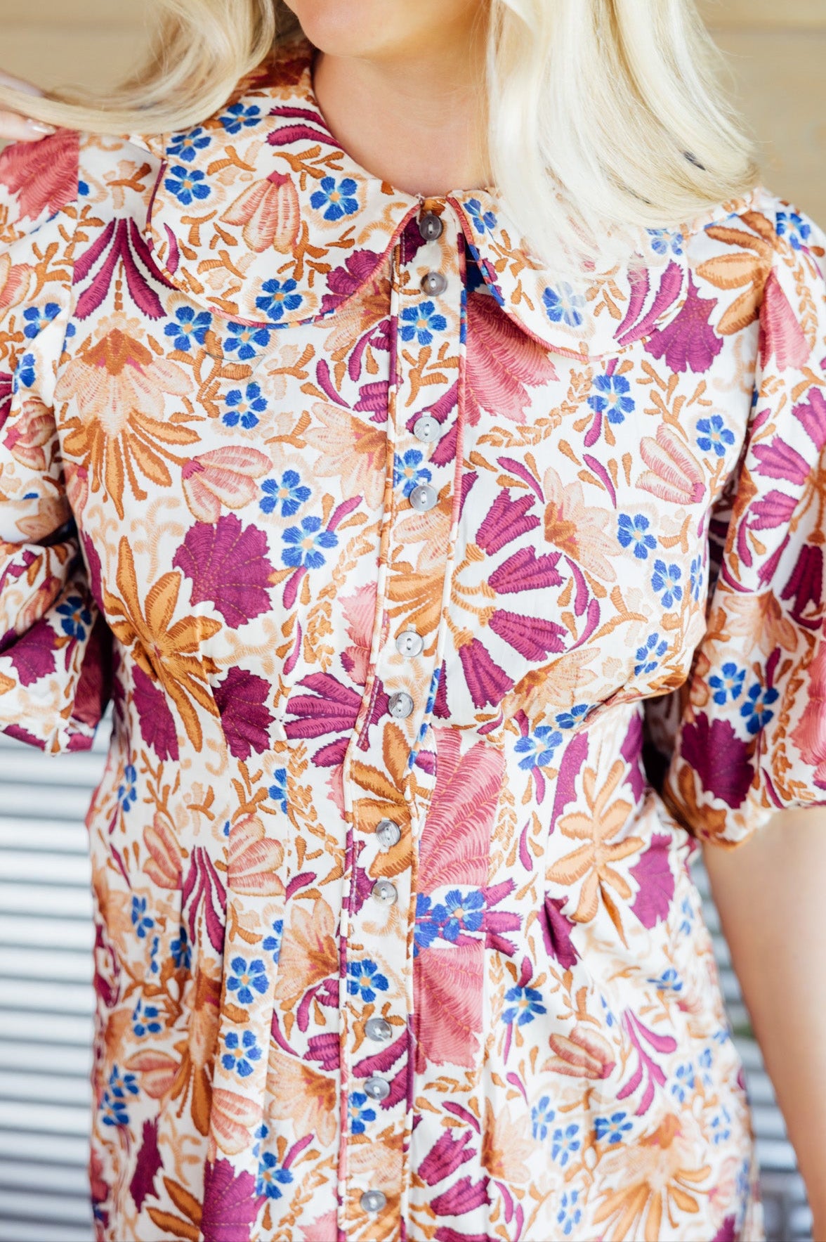 Nina Floral Balloon Dress