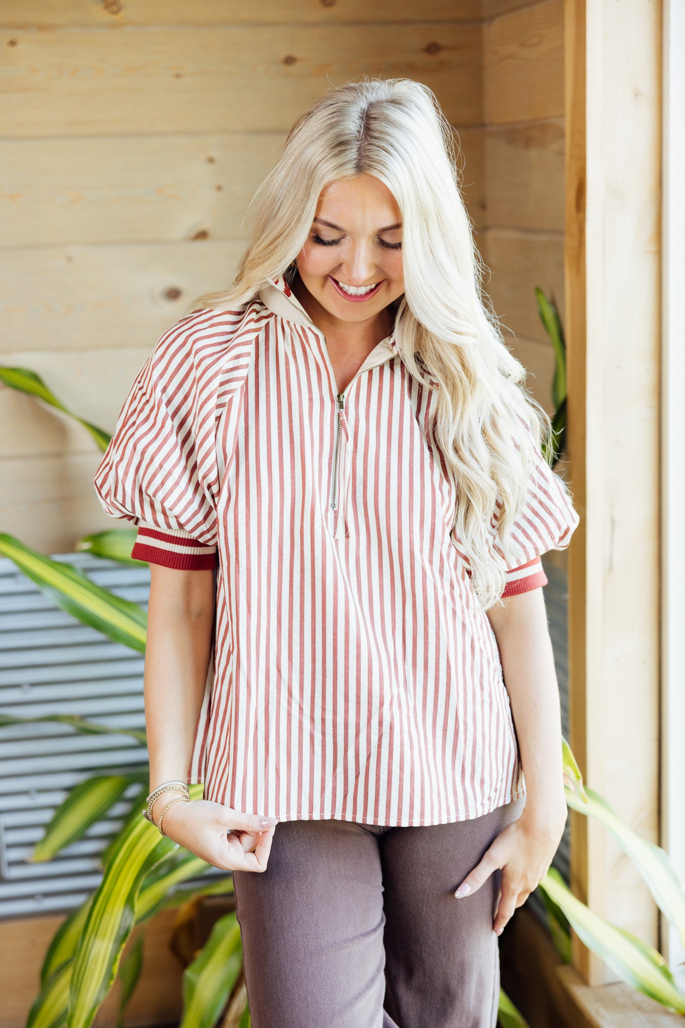 Striped Harper Top