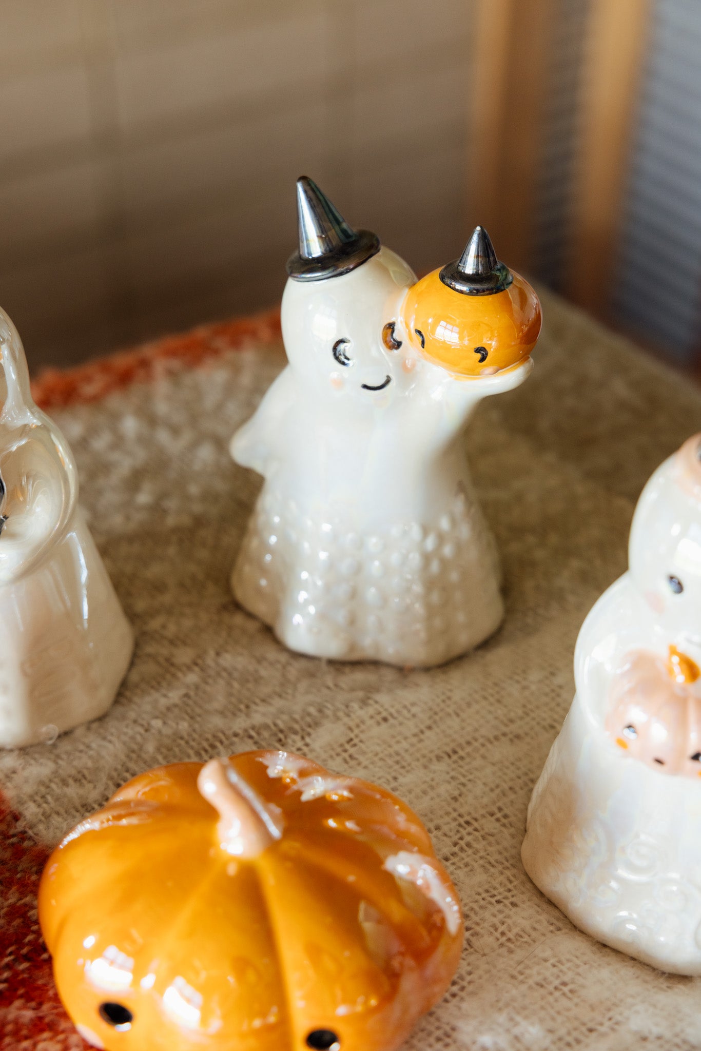 Pearlized Ghost Figurines