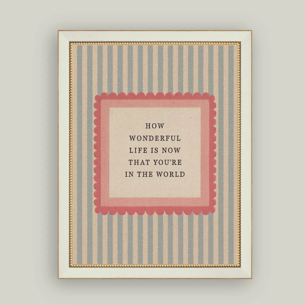 How Wonderful Life Is 17x21 Frame