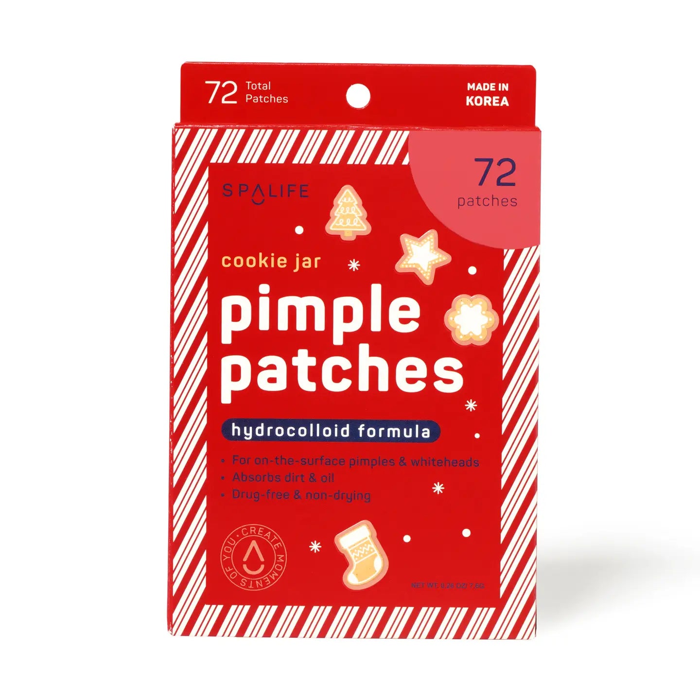 Christmas Holiday Cookie Jar Hydrocolloid Pimple Patches
