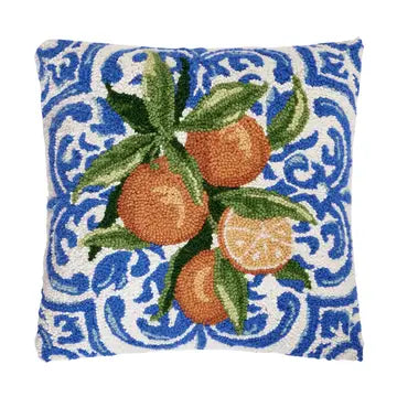 Mediterranean Oranges Hook Pillow