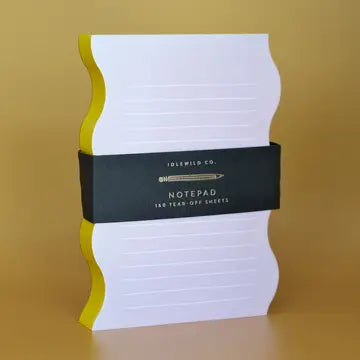 Wavy Shaped Notepad