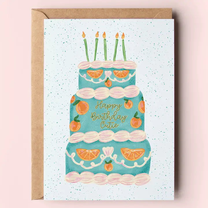 Happy Birthday Cutie Card