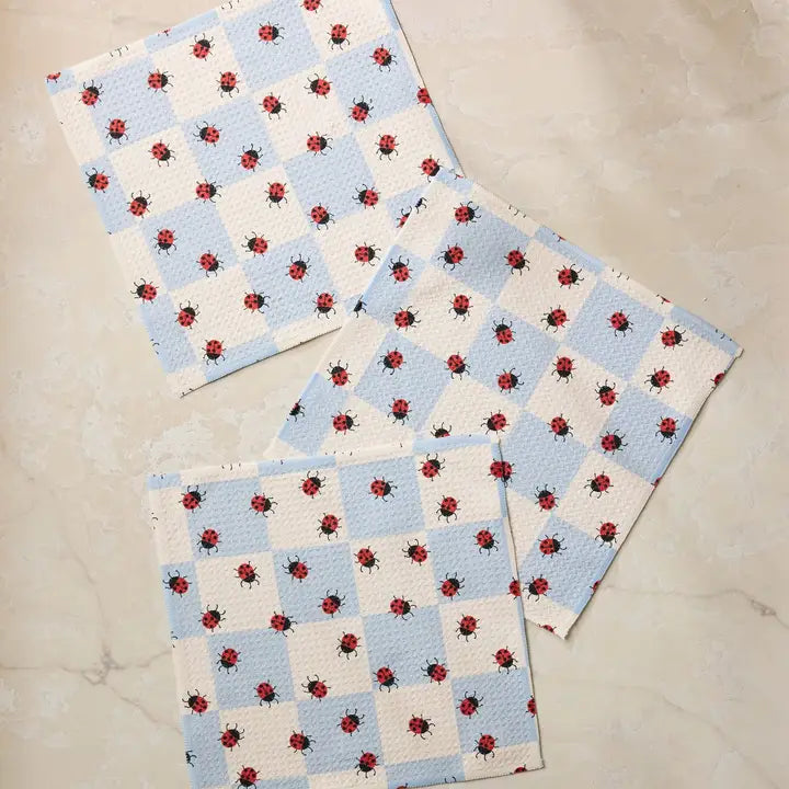 Mariquita Pop Dishcloth Set