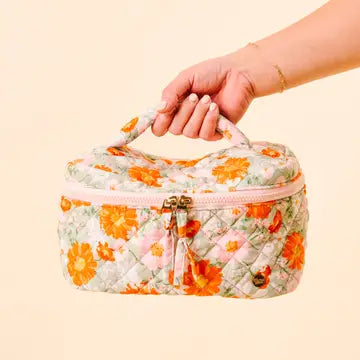 Quilted Cosmetic Bag