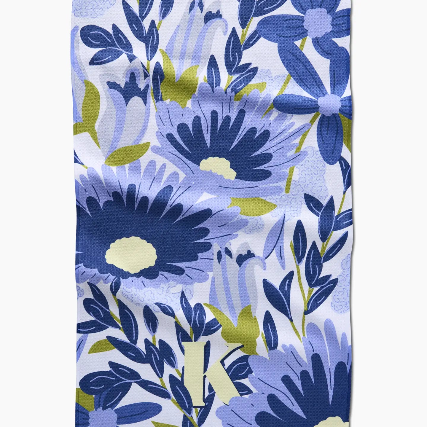 Monogram Floral Tea Towel K