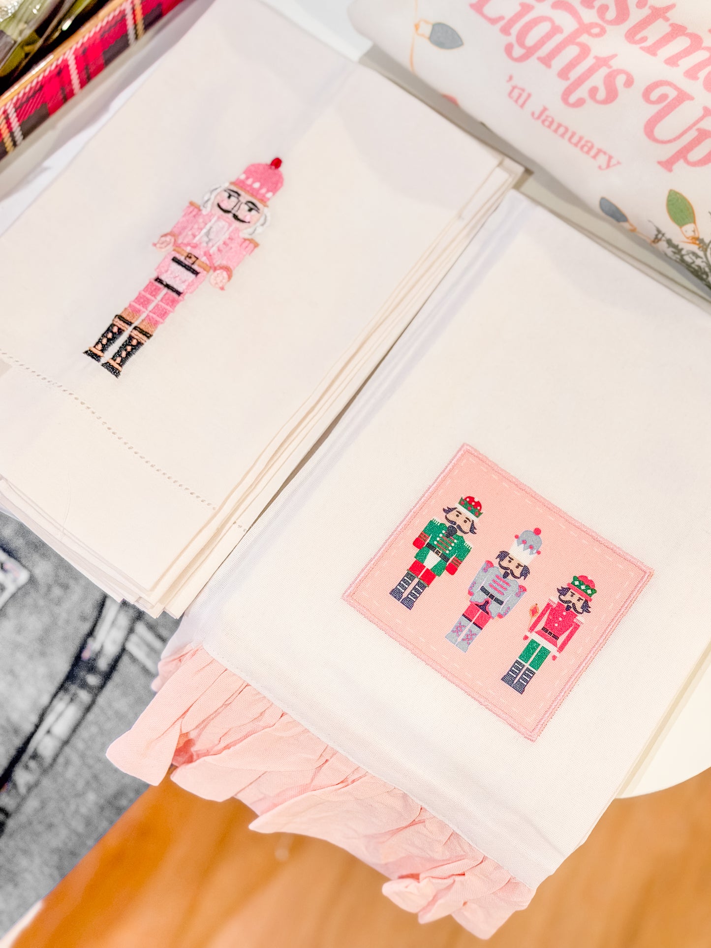 Nutcracker March Ruffle Hand Towel