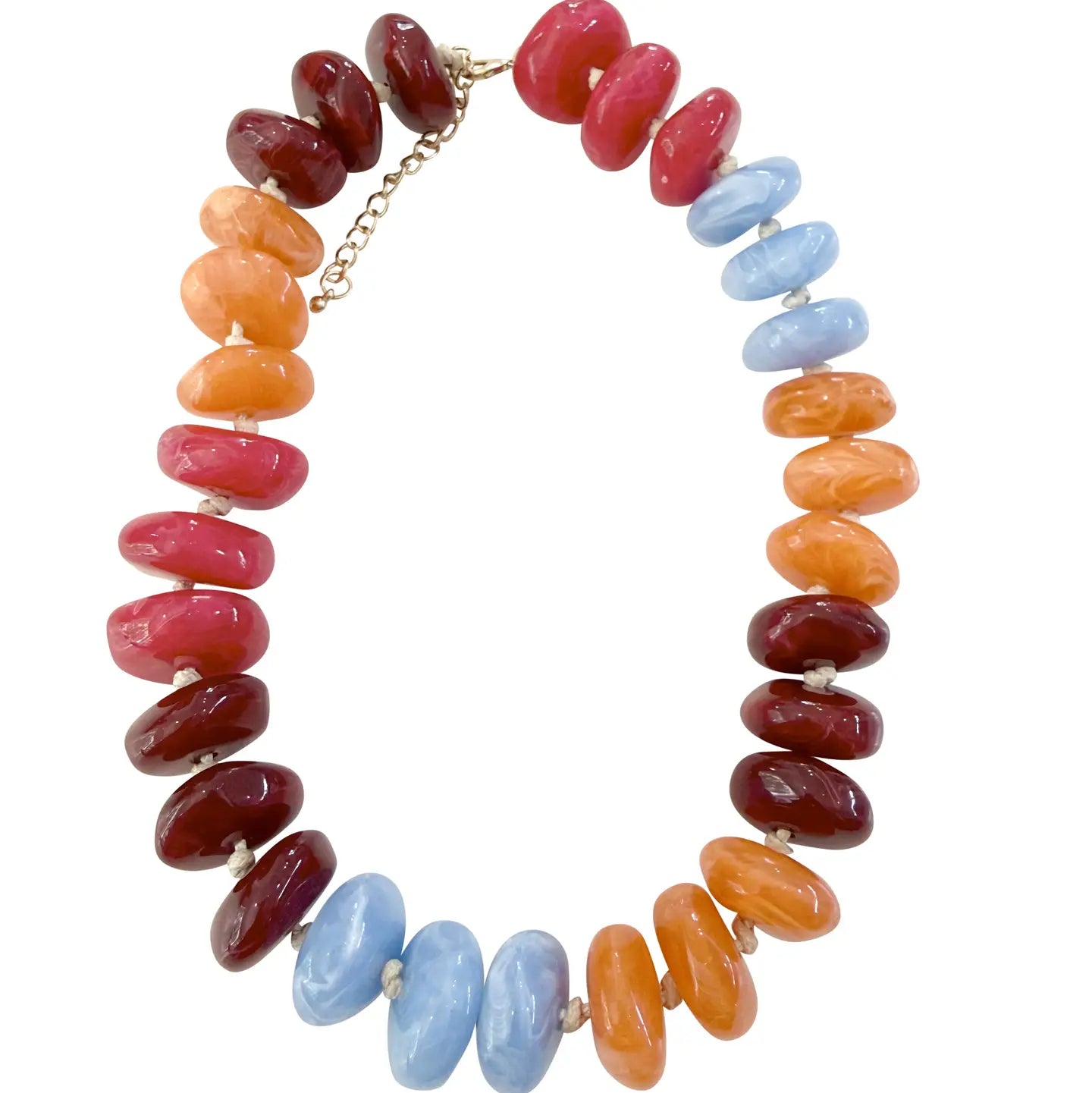 Maple Mix Beaded Necklace
