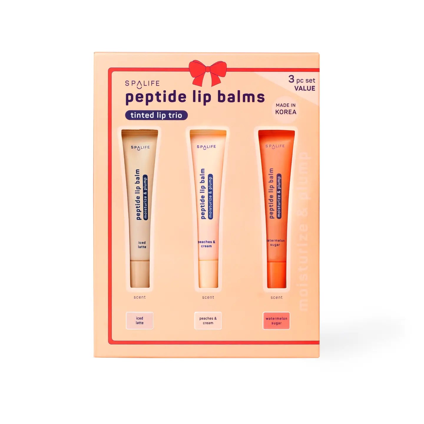 Christmas Holiday Peptide Lip Balms Gift Set Trio