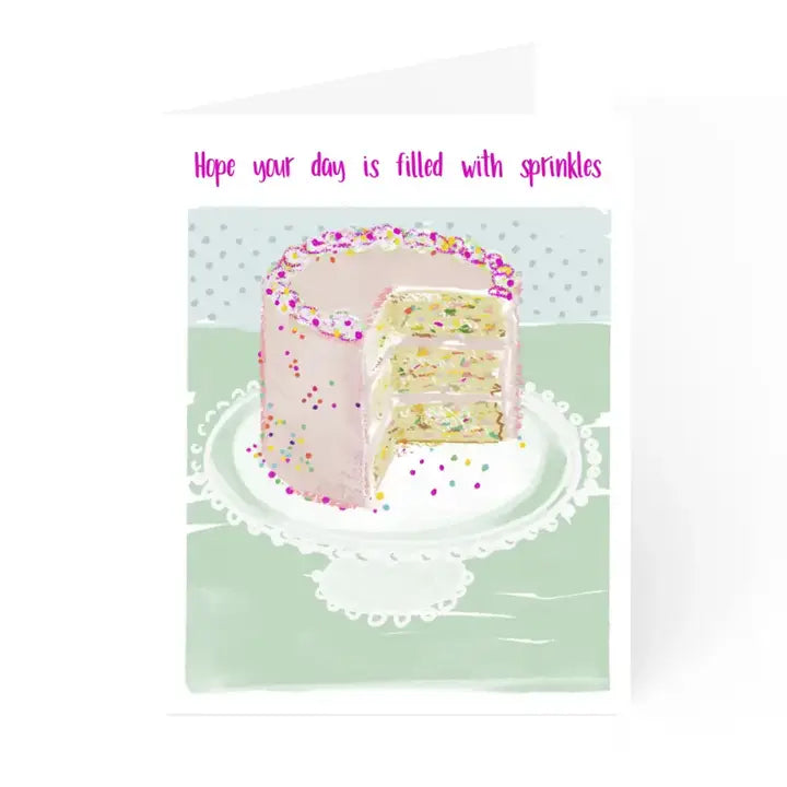 Filled With Sprinkles Birthday Card
