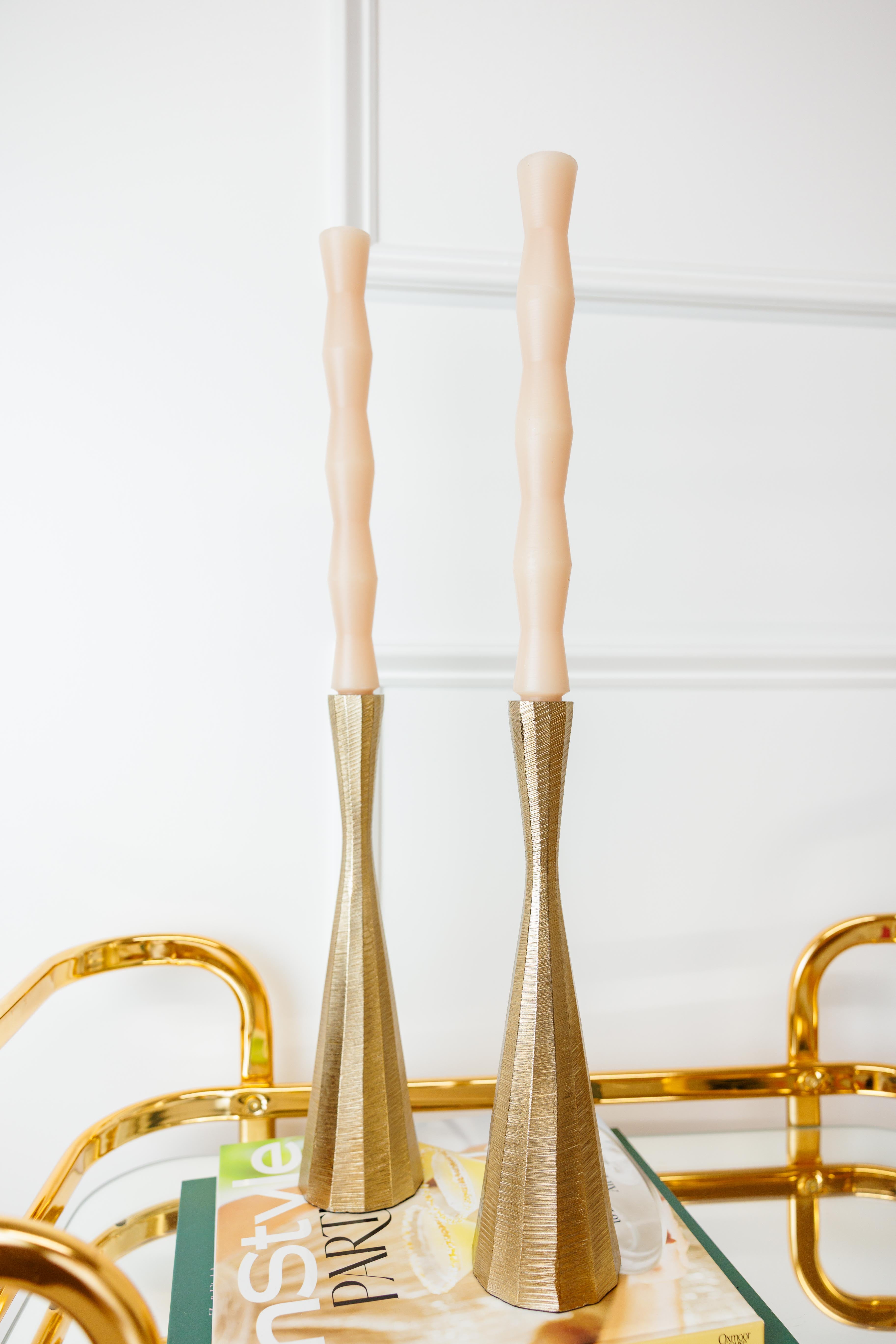 Column Scultped Taper Candles