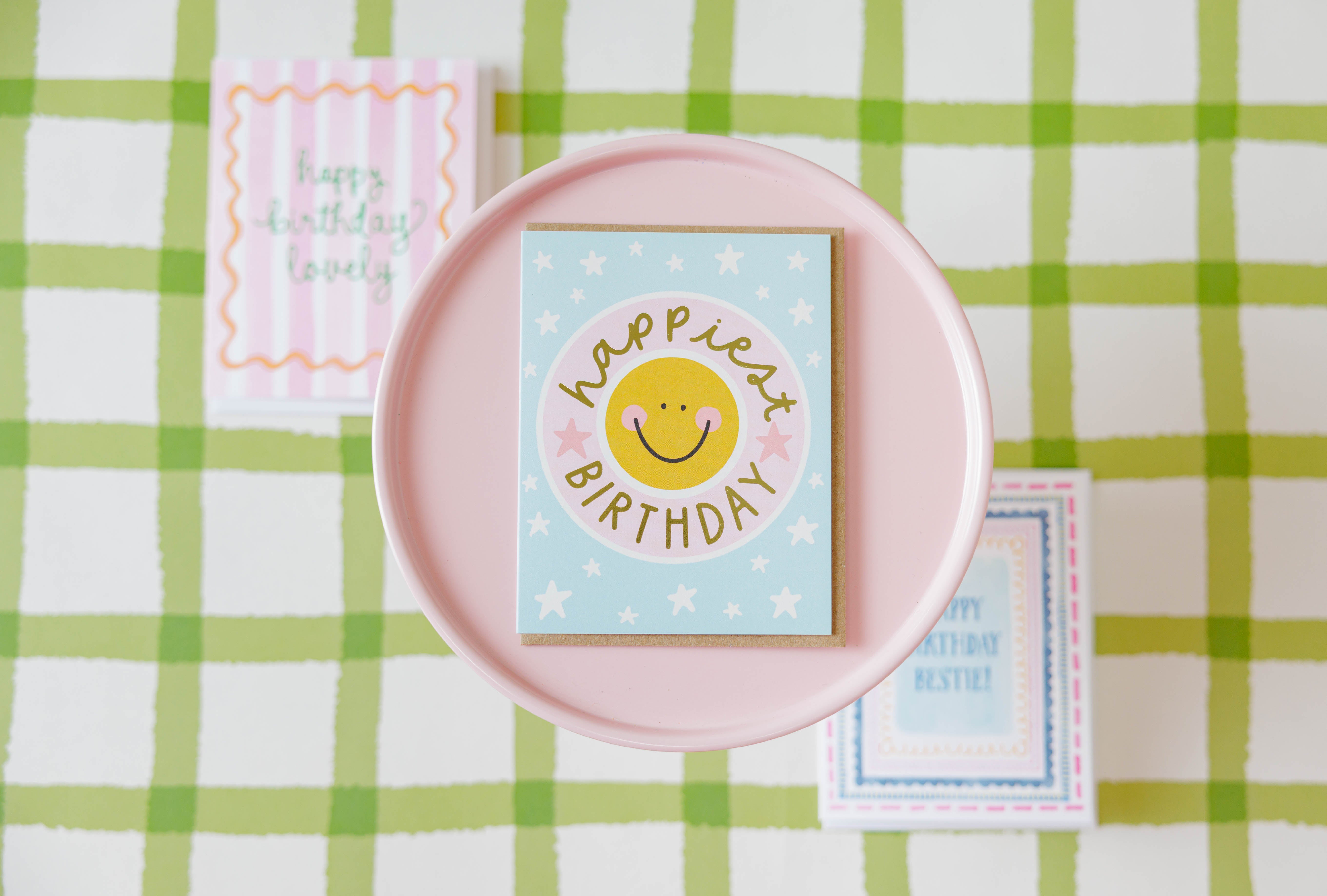Happiest Birthday Smiley Face Card