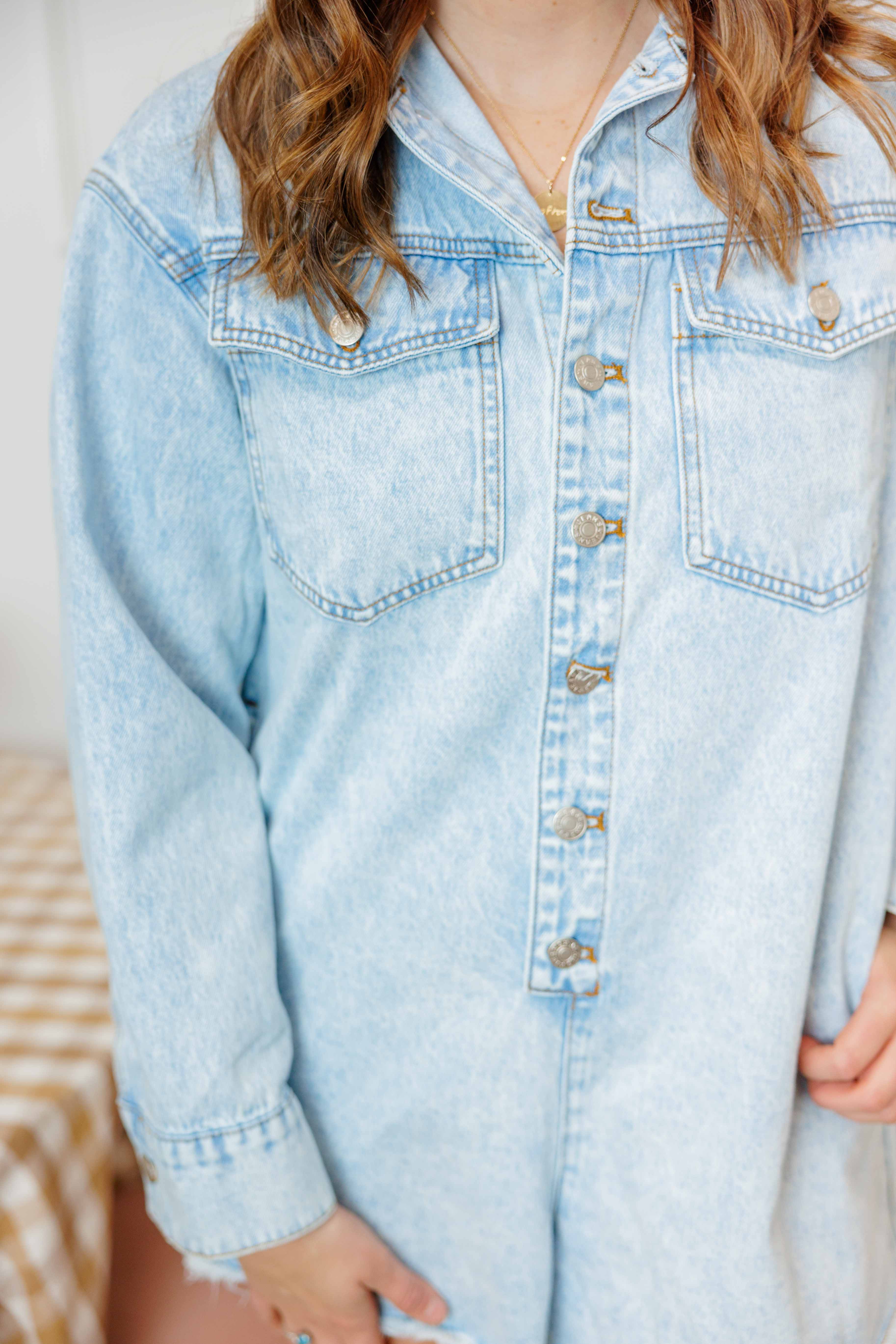 Denim Washed Romper
