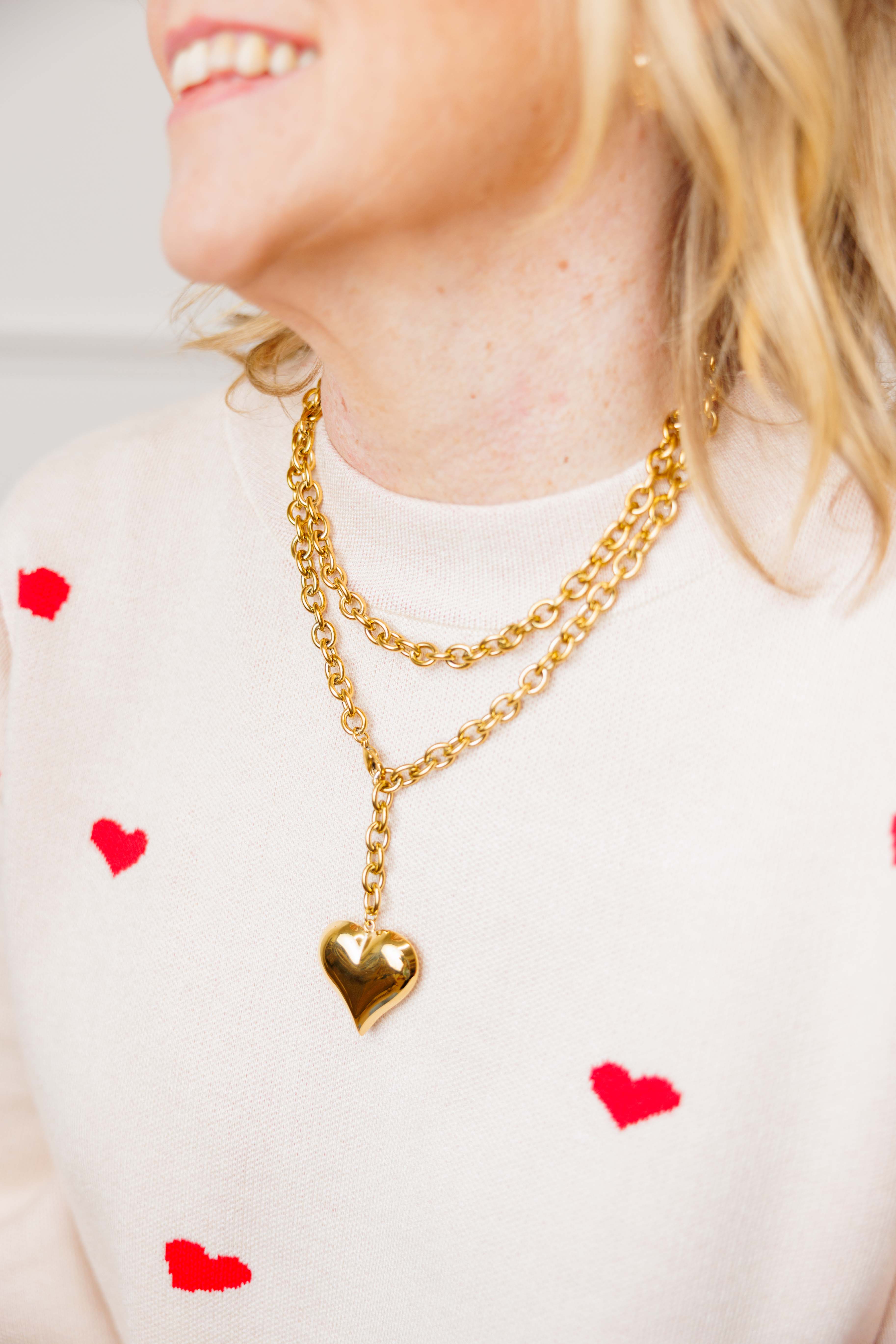 Wrap Around Heart Necklace
