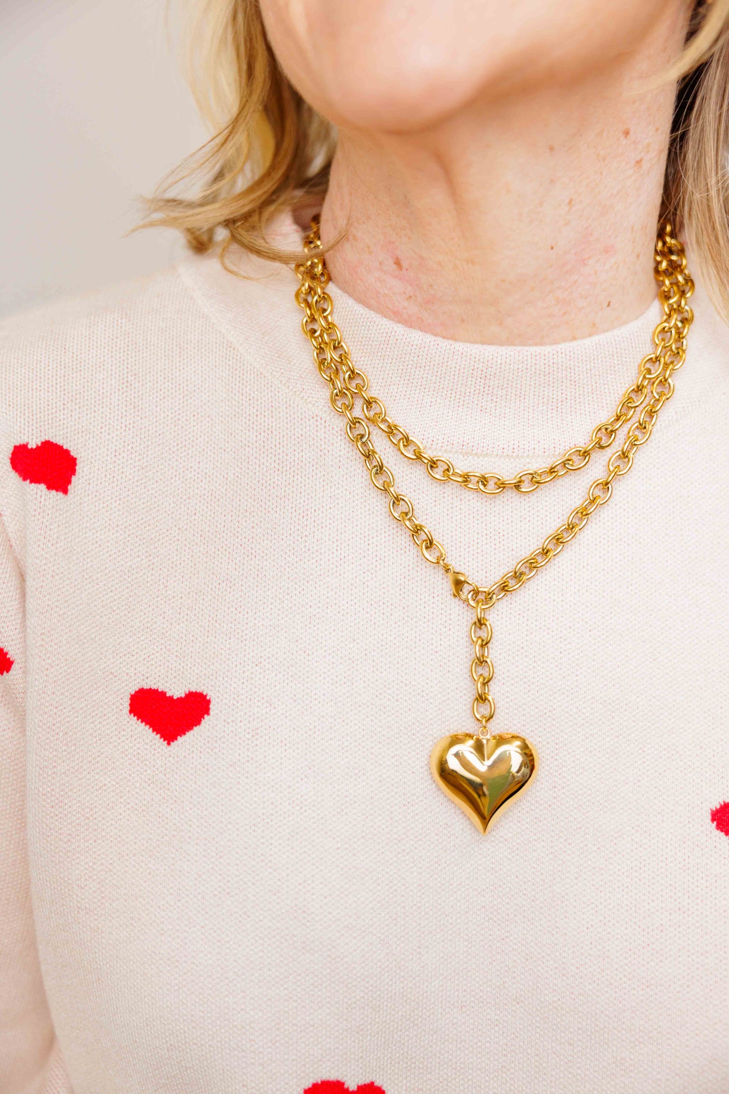 Wrap Around Heart Necklace