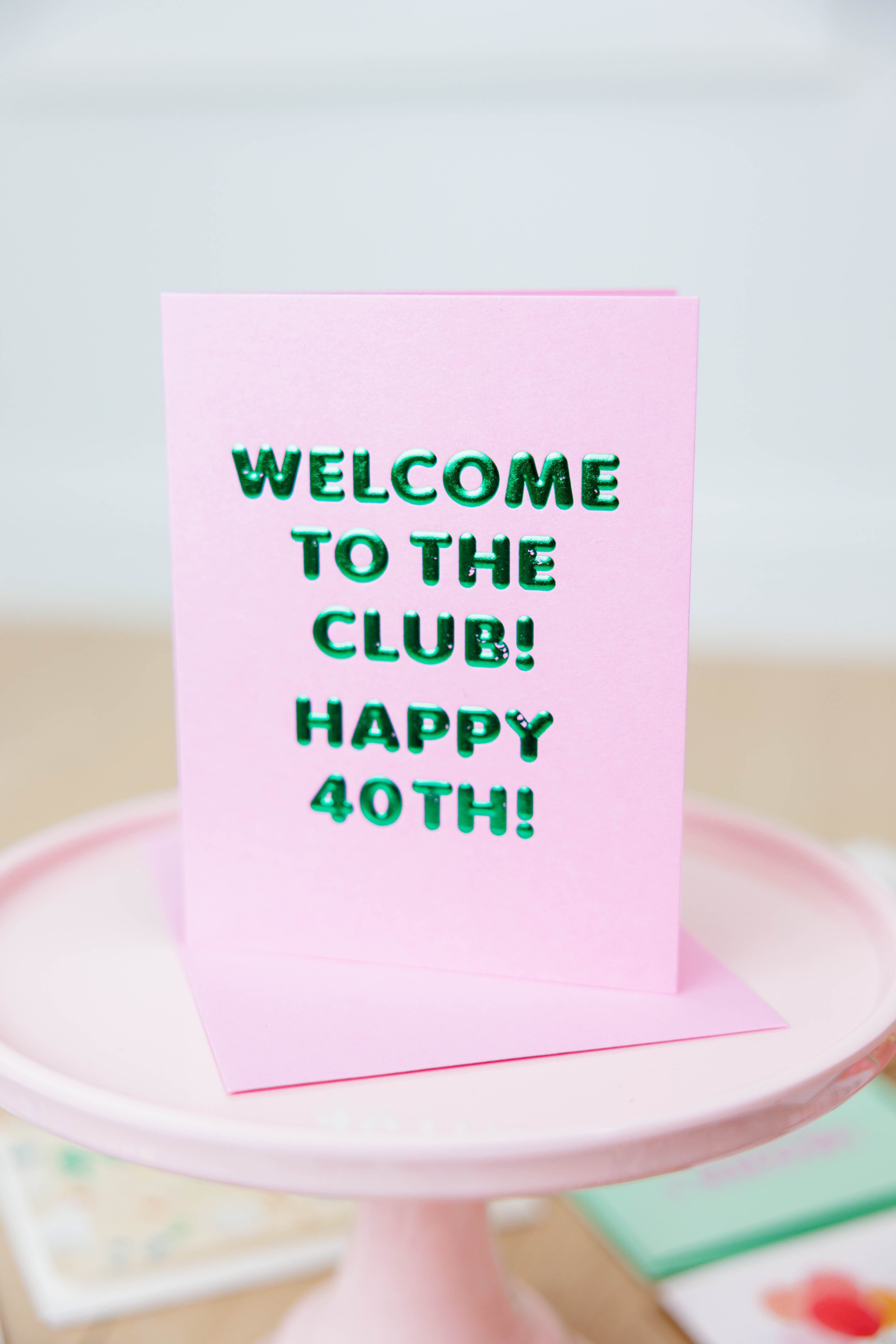 Welcome To the Club! 40