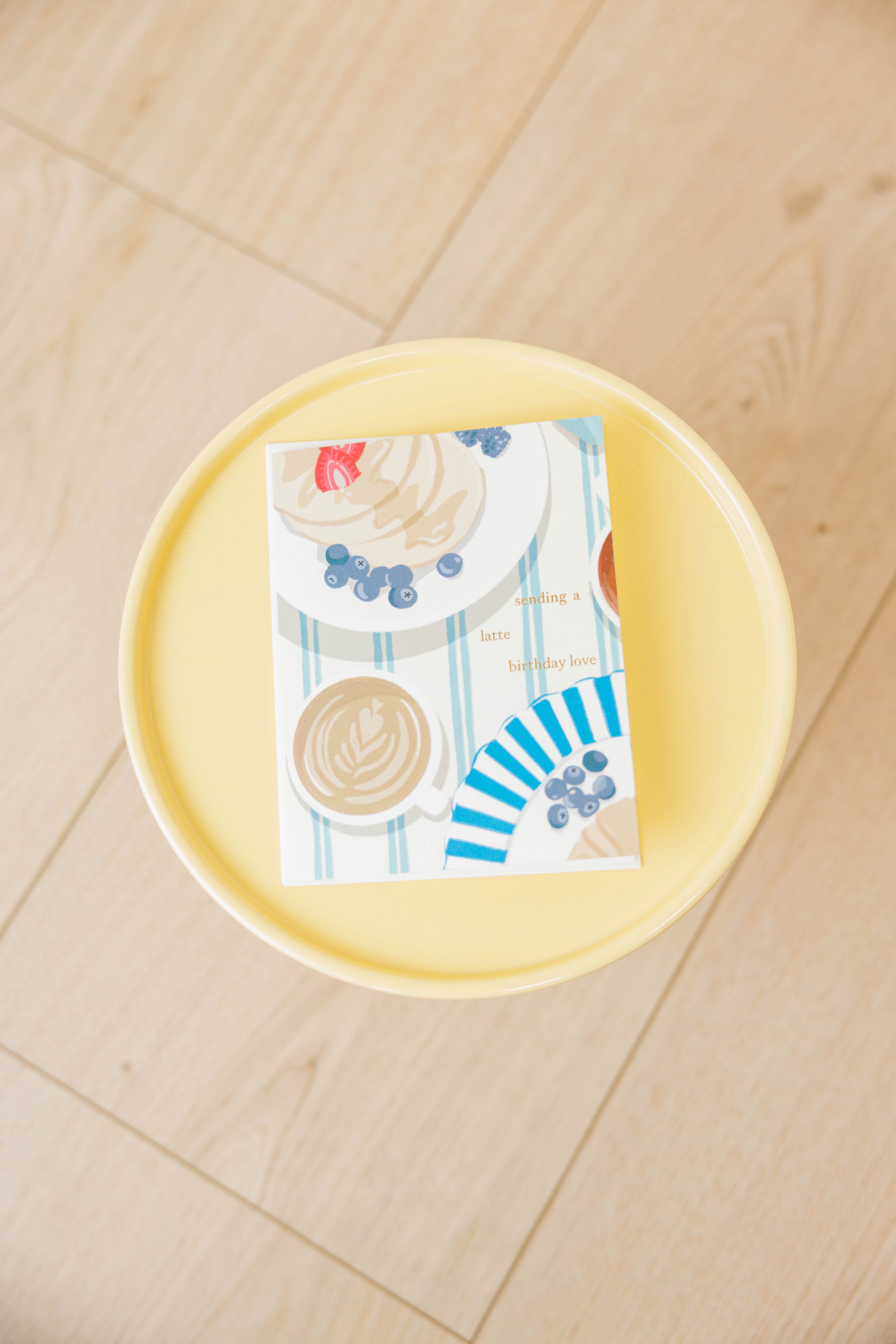 Latte Birthday Greeting Card