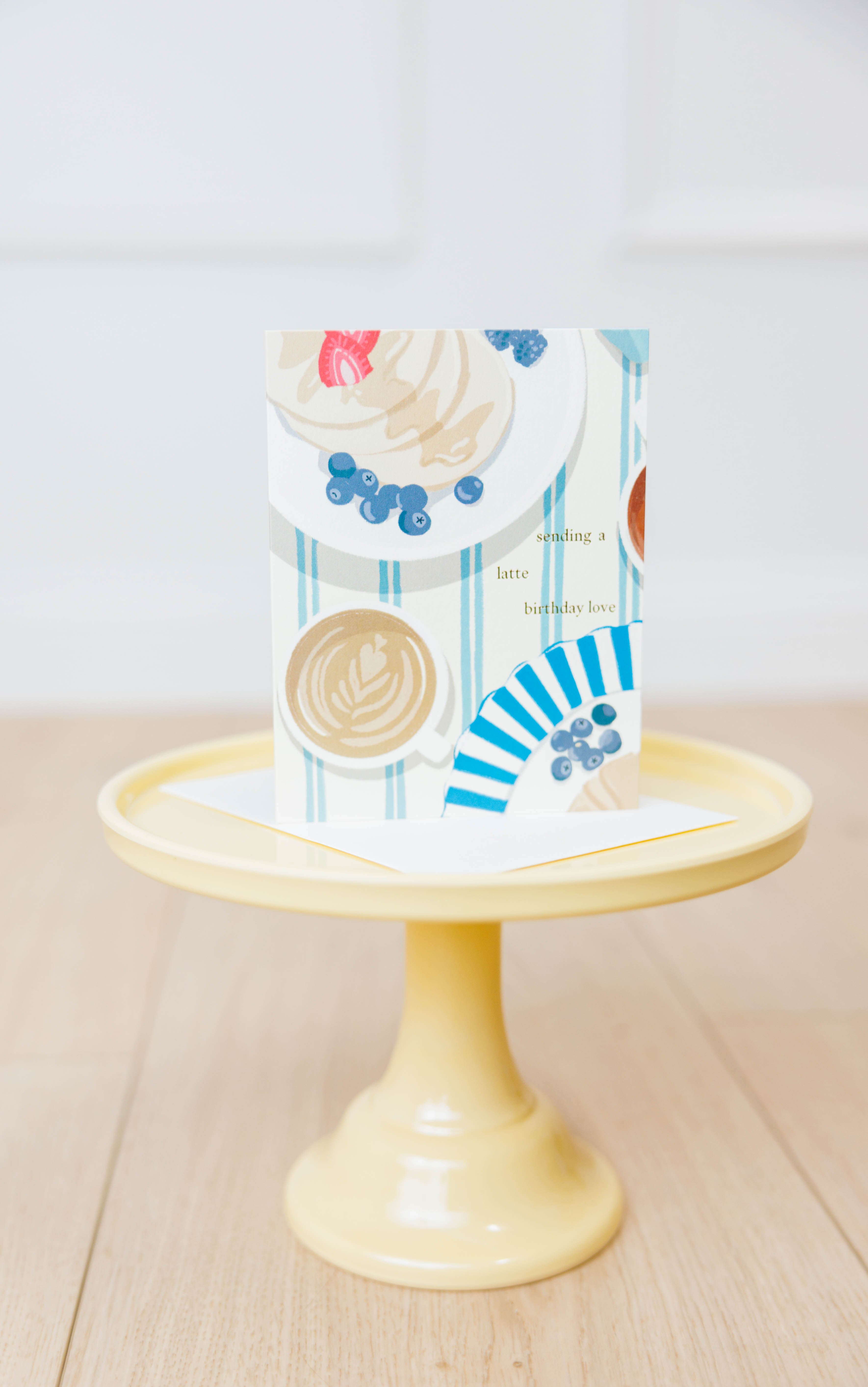 Latte Birthday Greeting Card