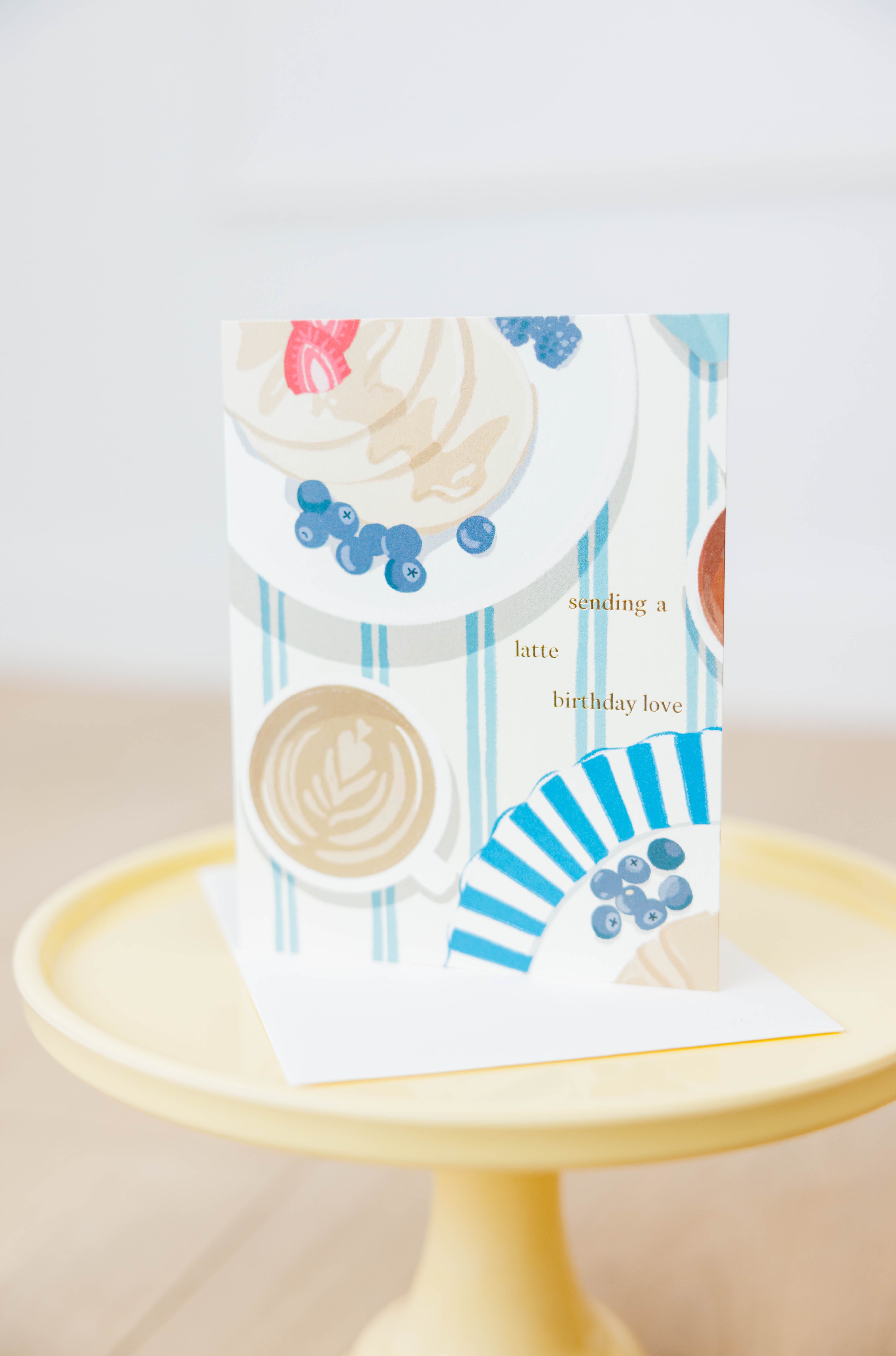 Latte Birthday Greeting Card