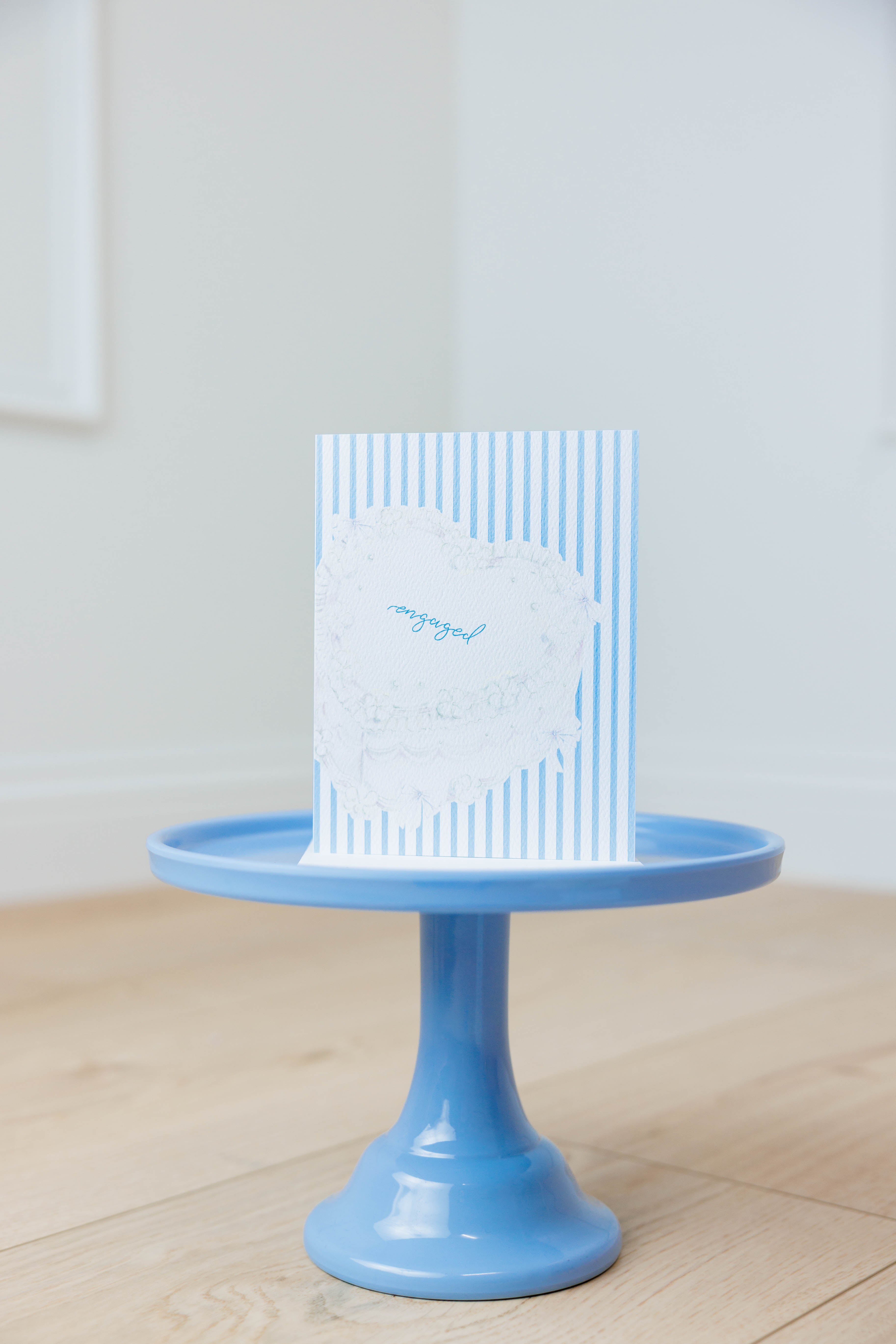 Engaged Cake Engagement Card