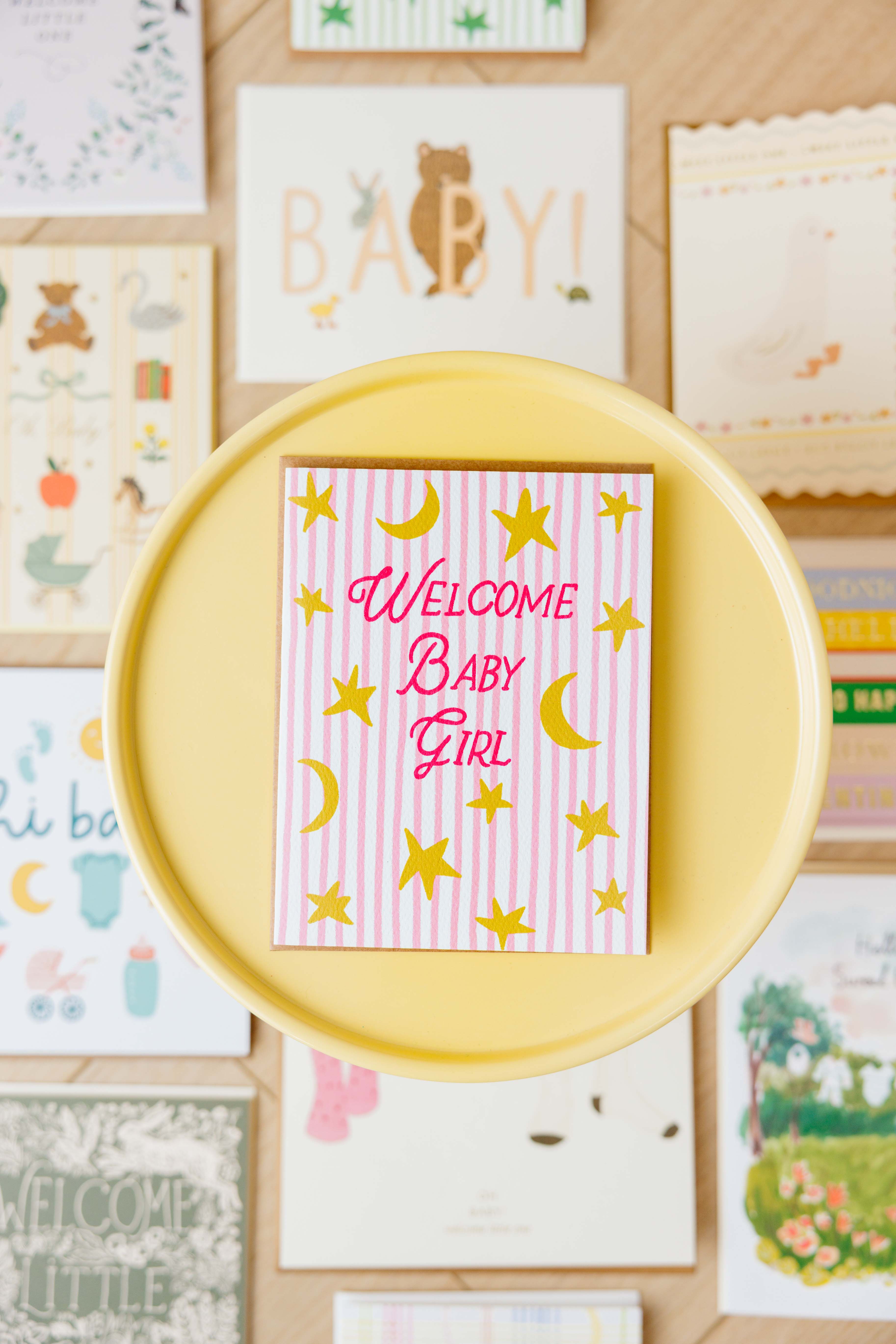 Welcome Baby Girl Card