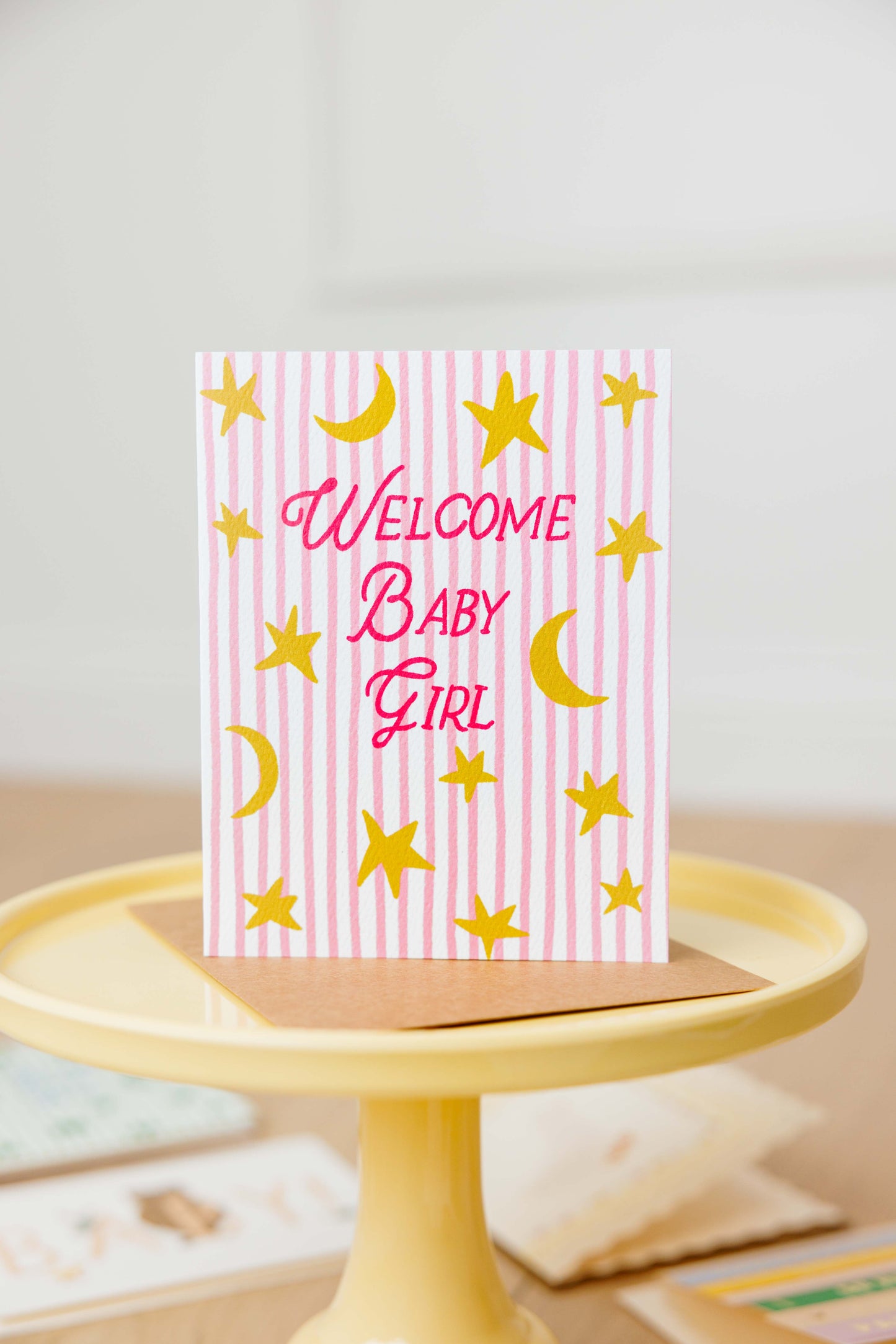 Welcome Baby Girl Card