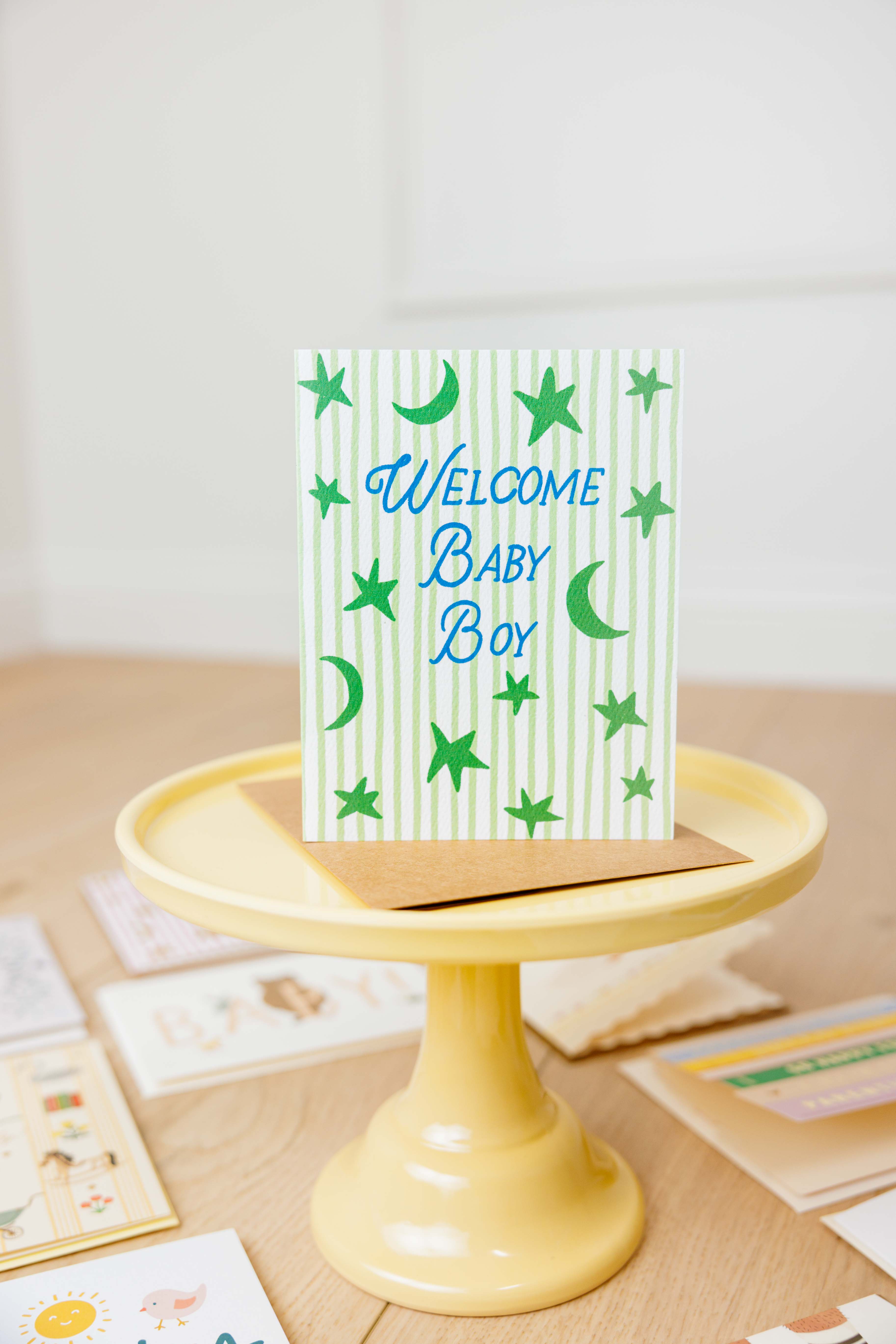 Welcome Baby Boy Card