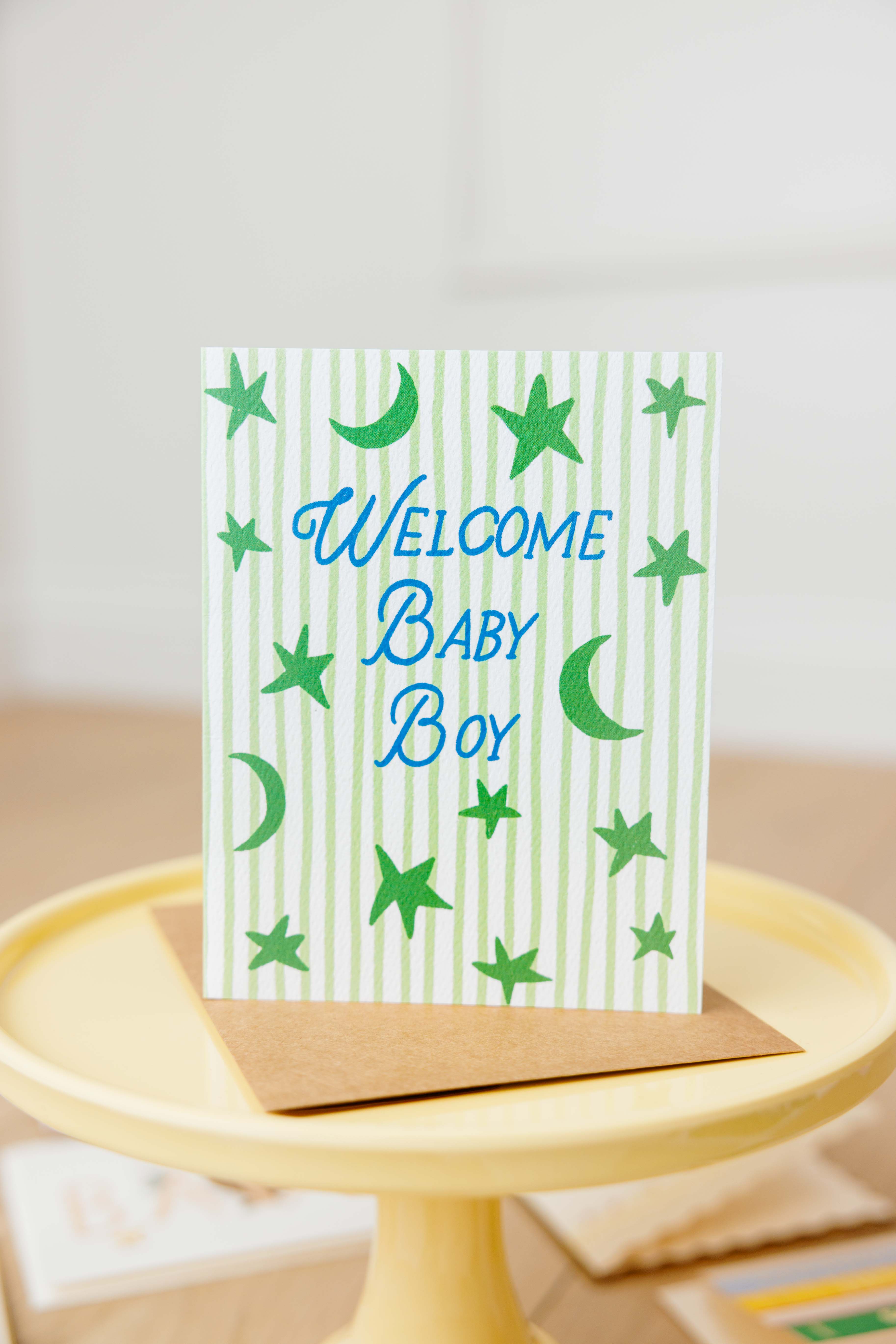 Welcome Baby Boy Card