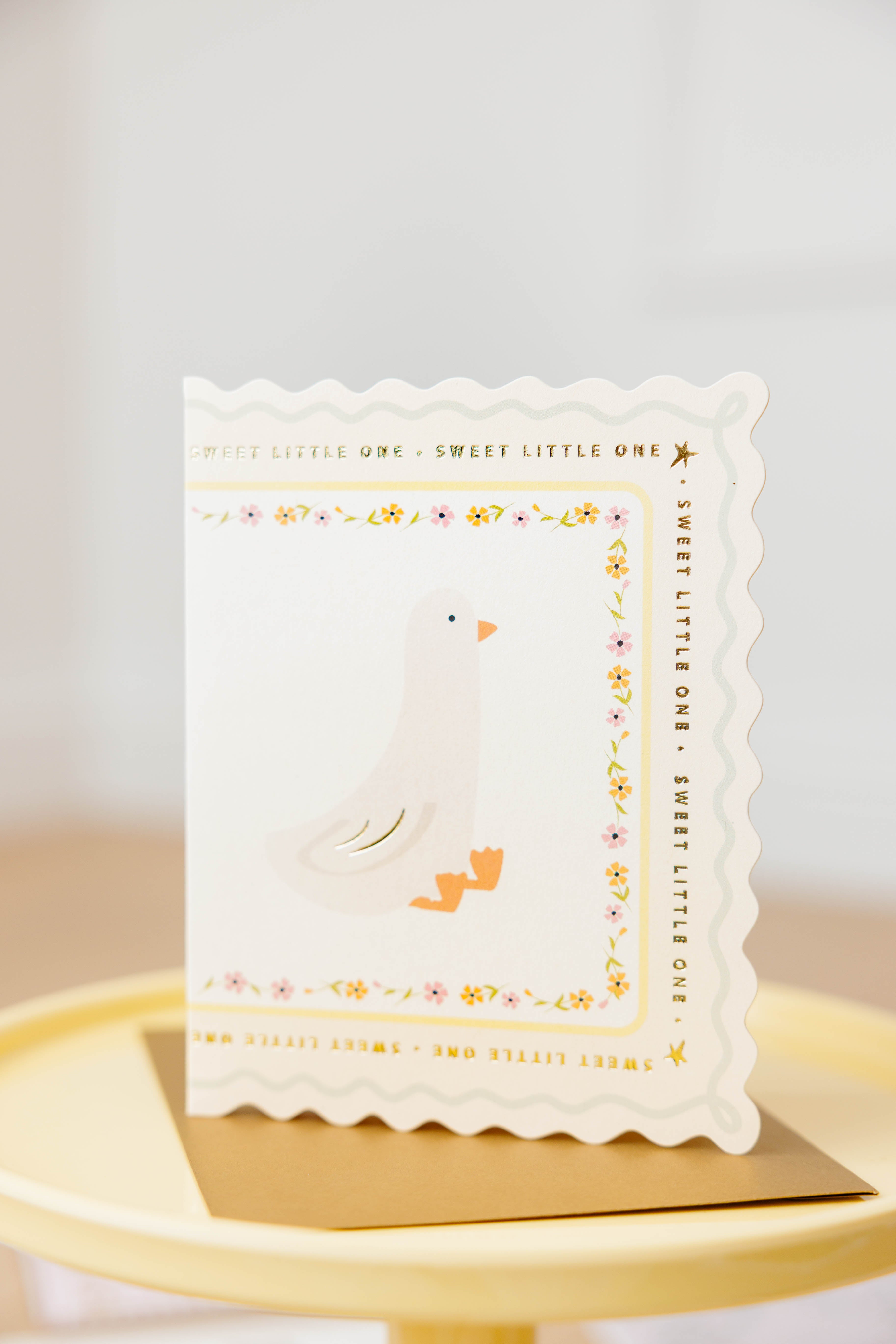 Sweet Little Goose Greeting Card