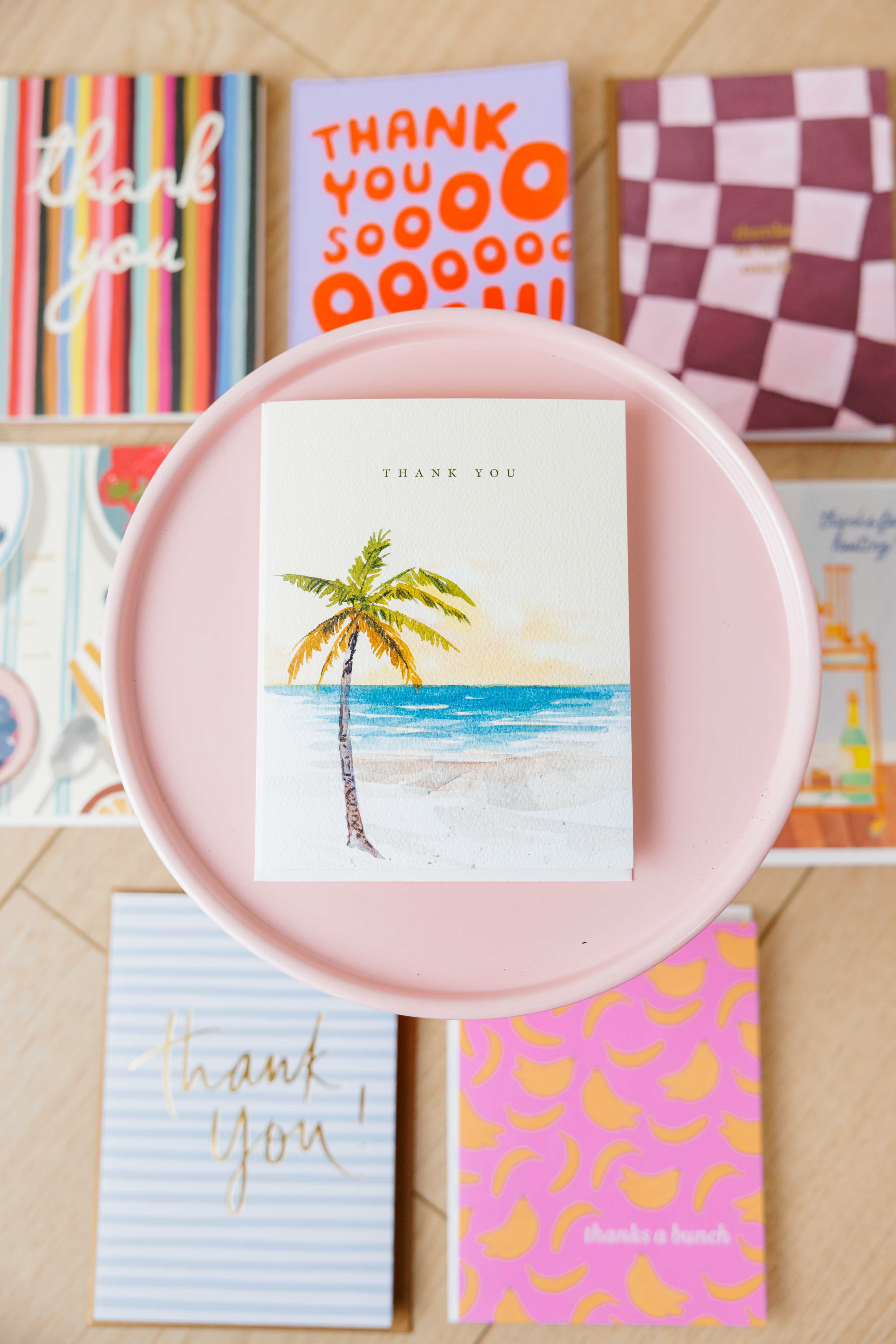 Coastal Thank You Greeting Card