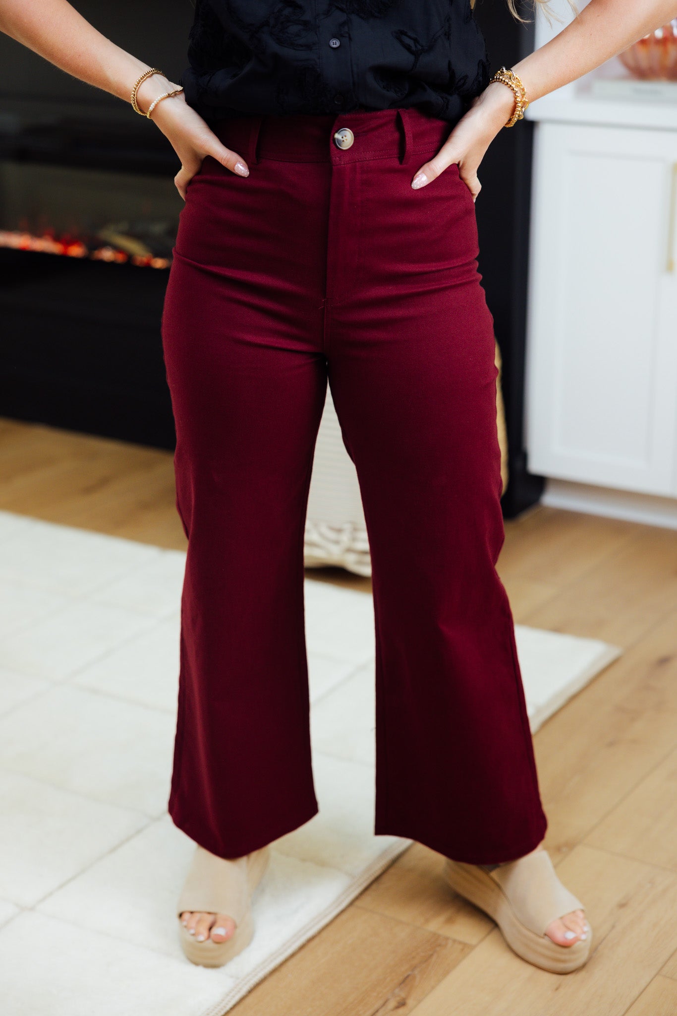 Wide Leg Denim Pant