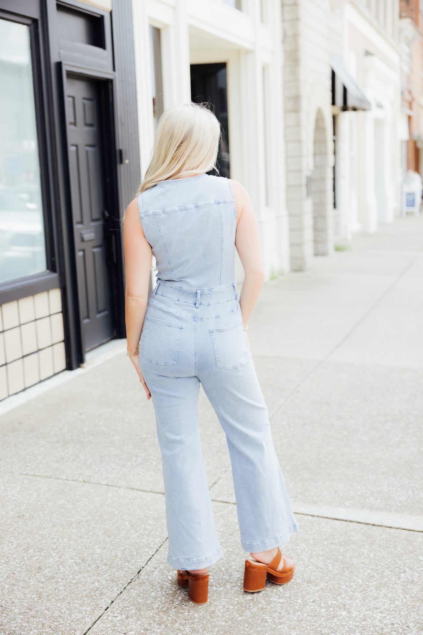 Light Denim Jumpsuit