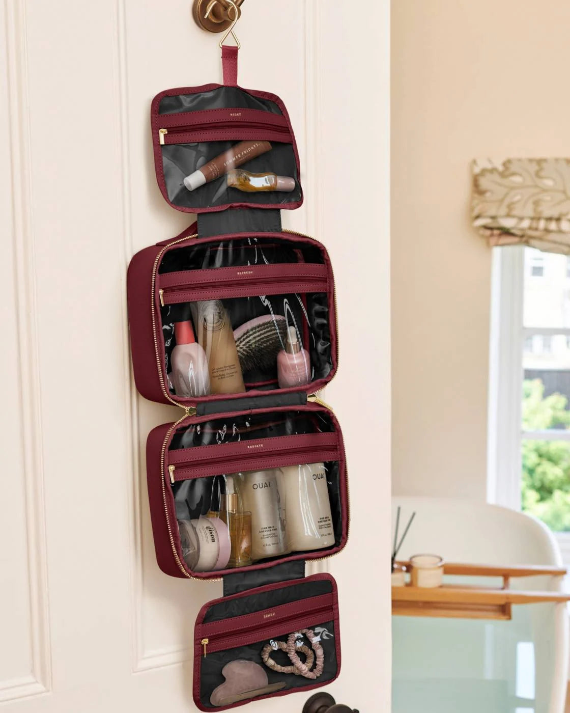 Cherry Hanging Wash Bag