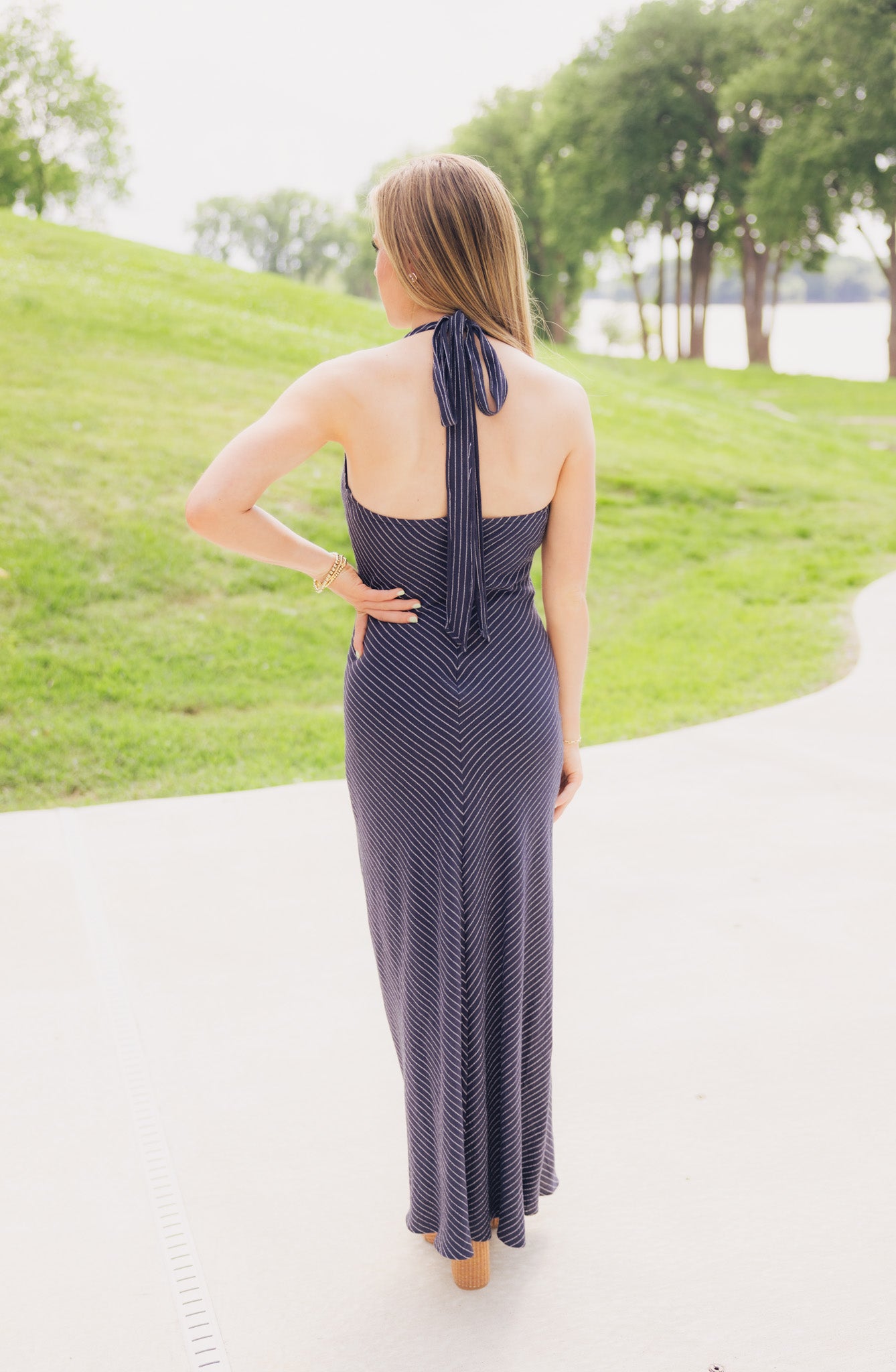 Midnight Halter Tank Dress
