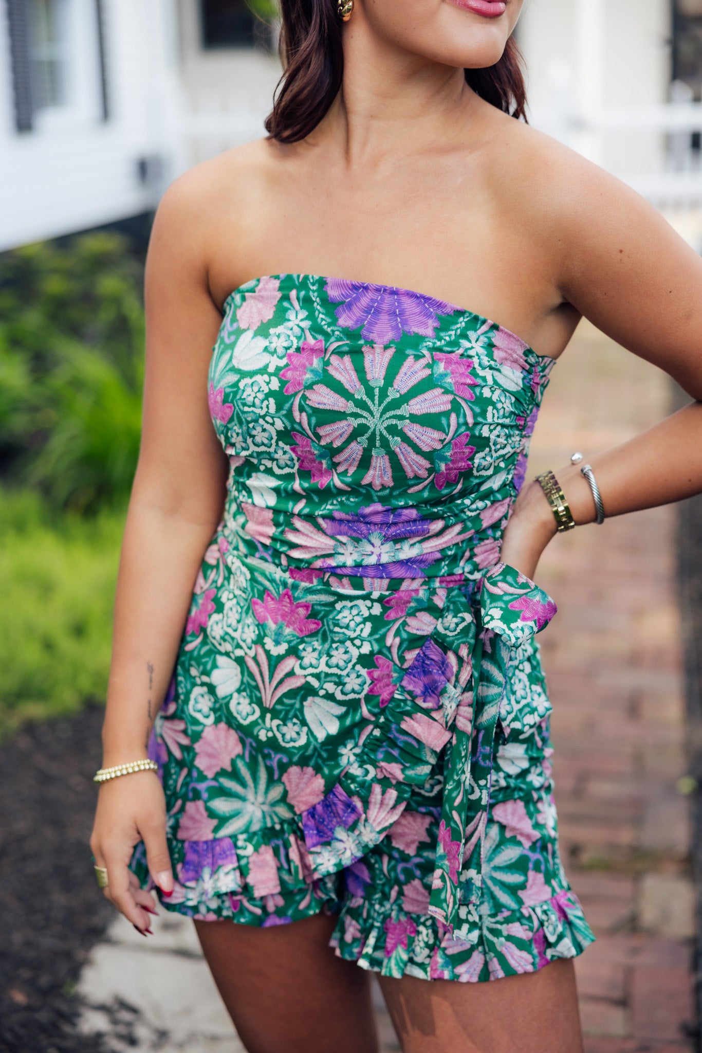 Judy Green Romper
